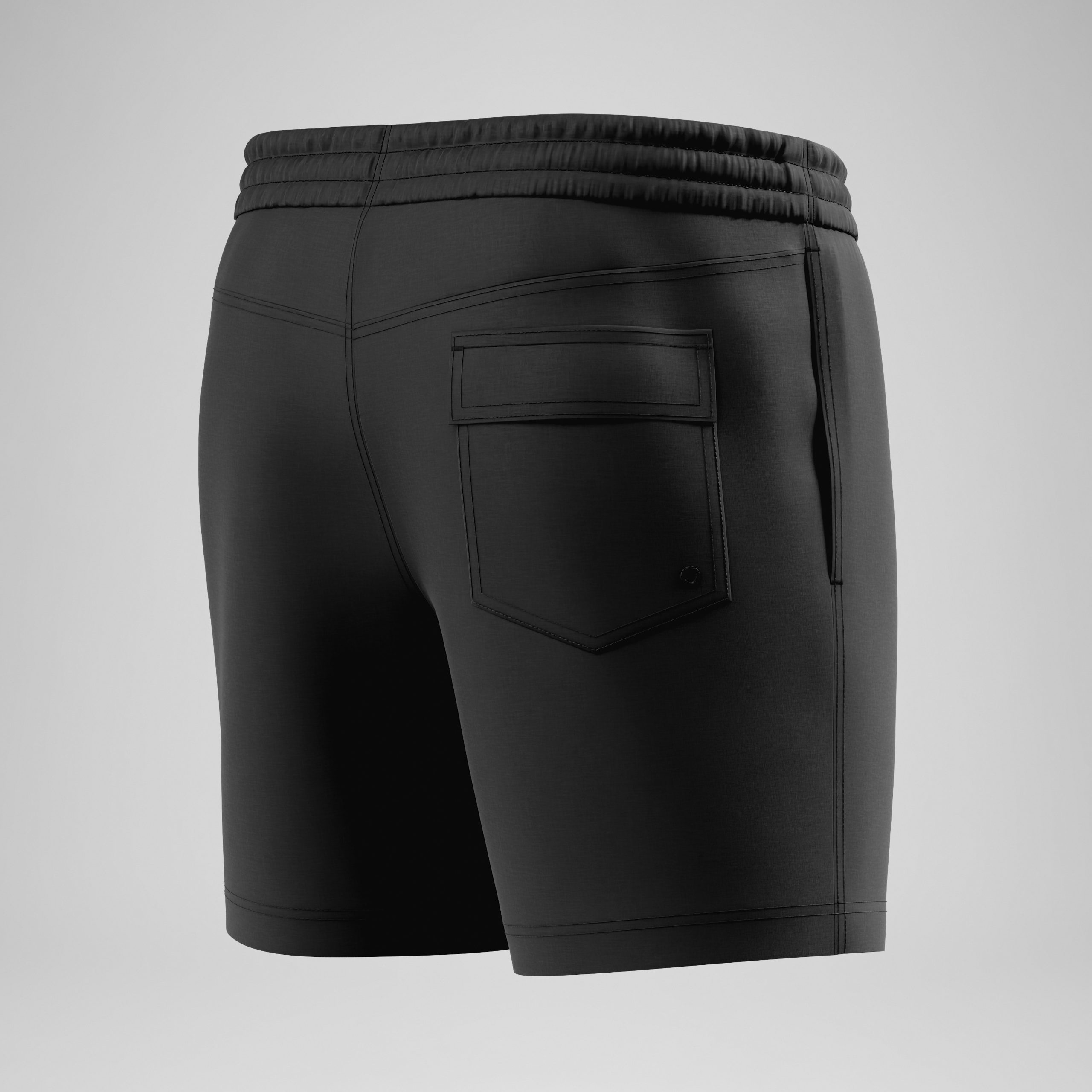Men's Medley Logo Swim Shorts Black/Green - Image 8