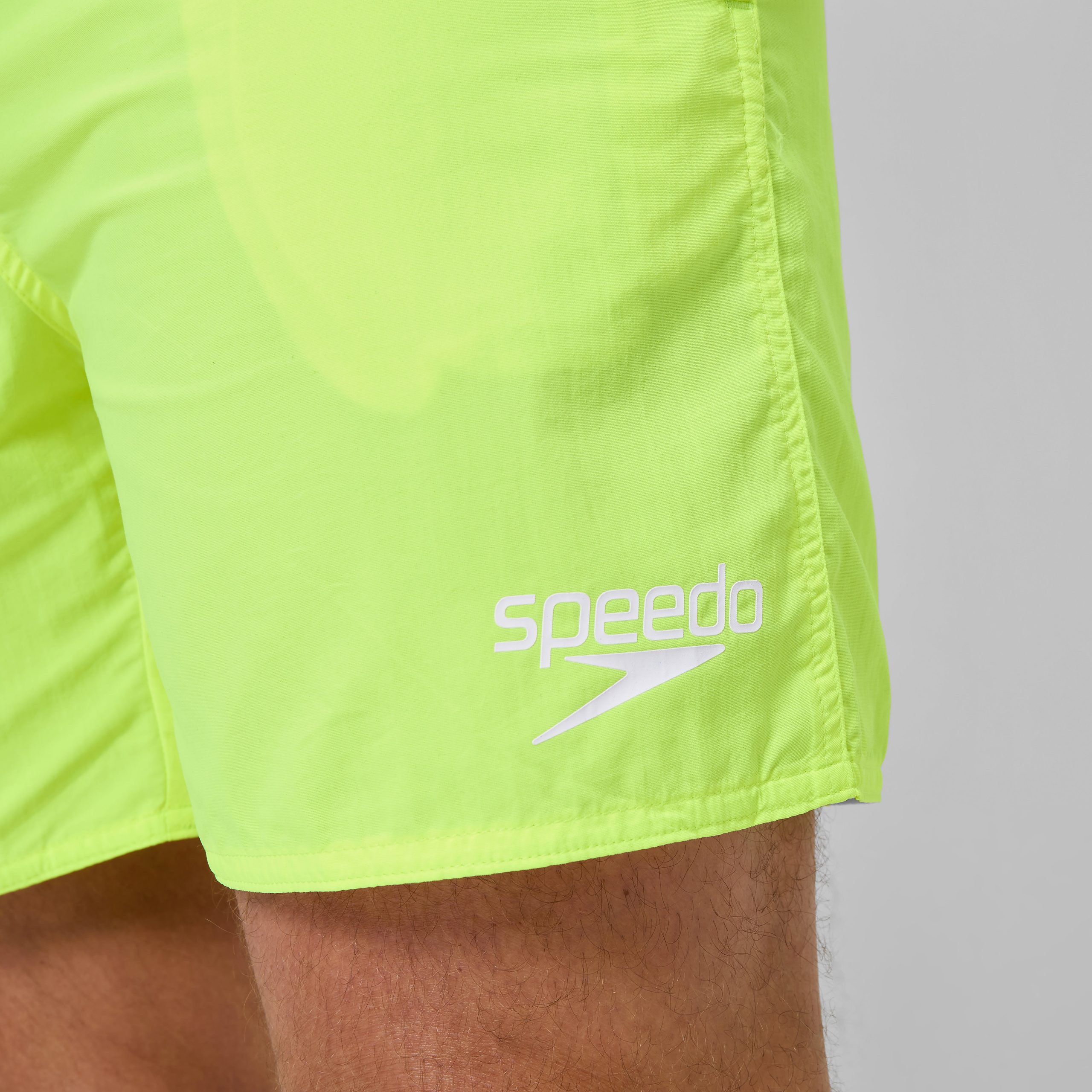 Men's Essential Watershort Swim Trunks Black/Yellow - Image 10