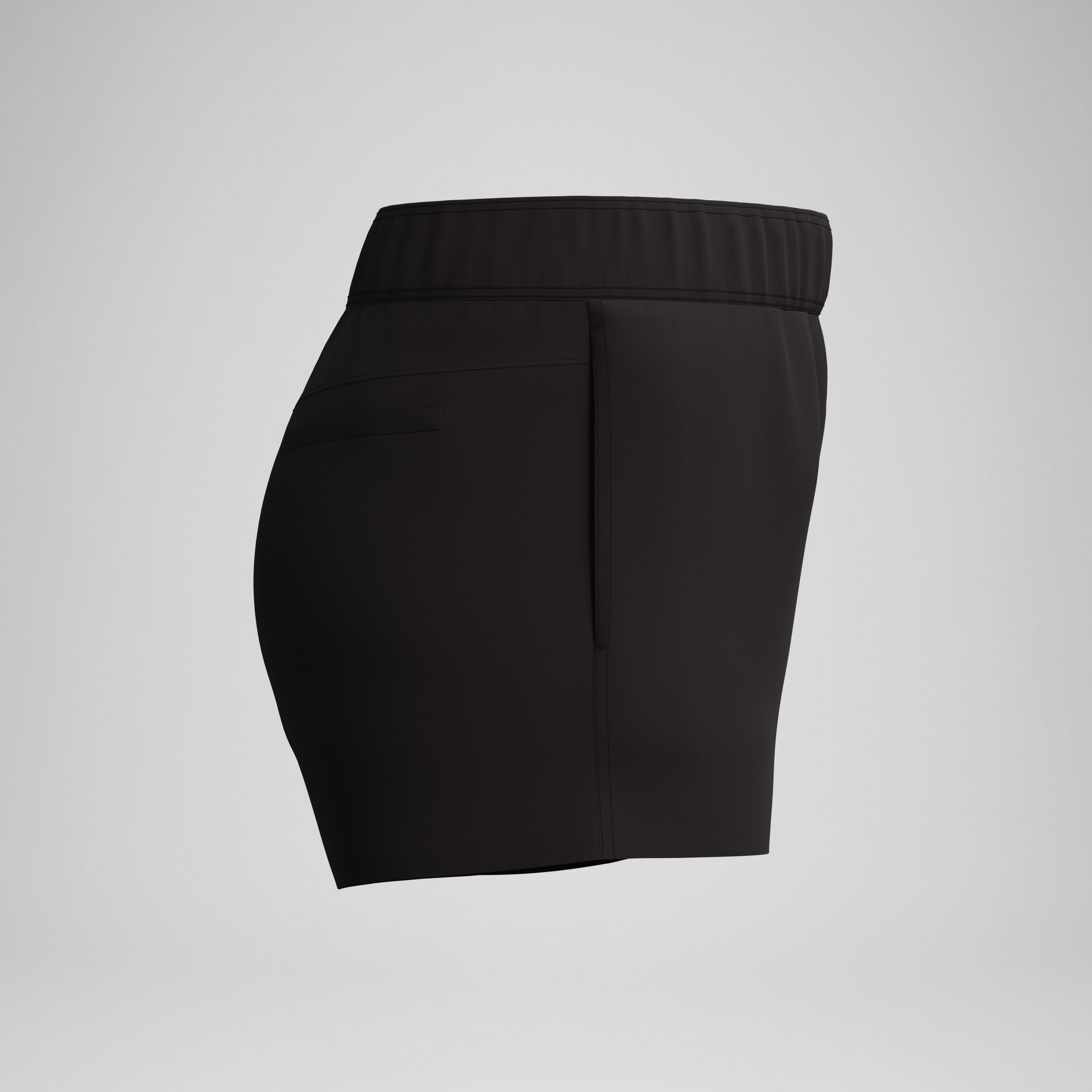 Women's Essential Swim Shorts Black - Image 3