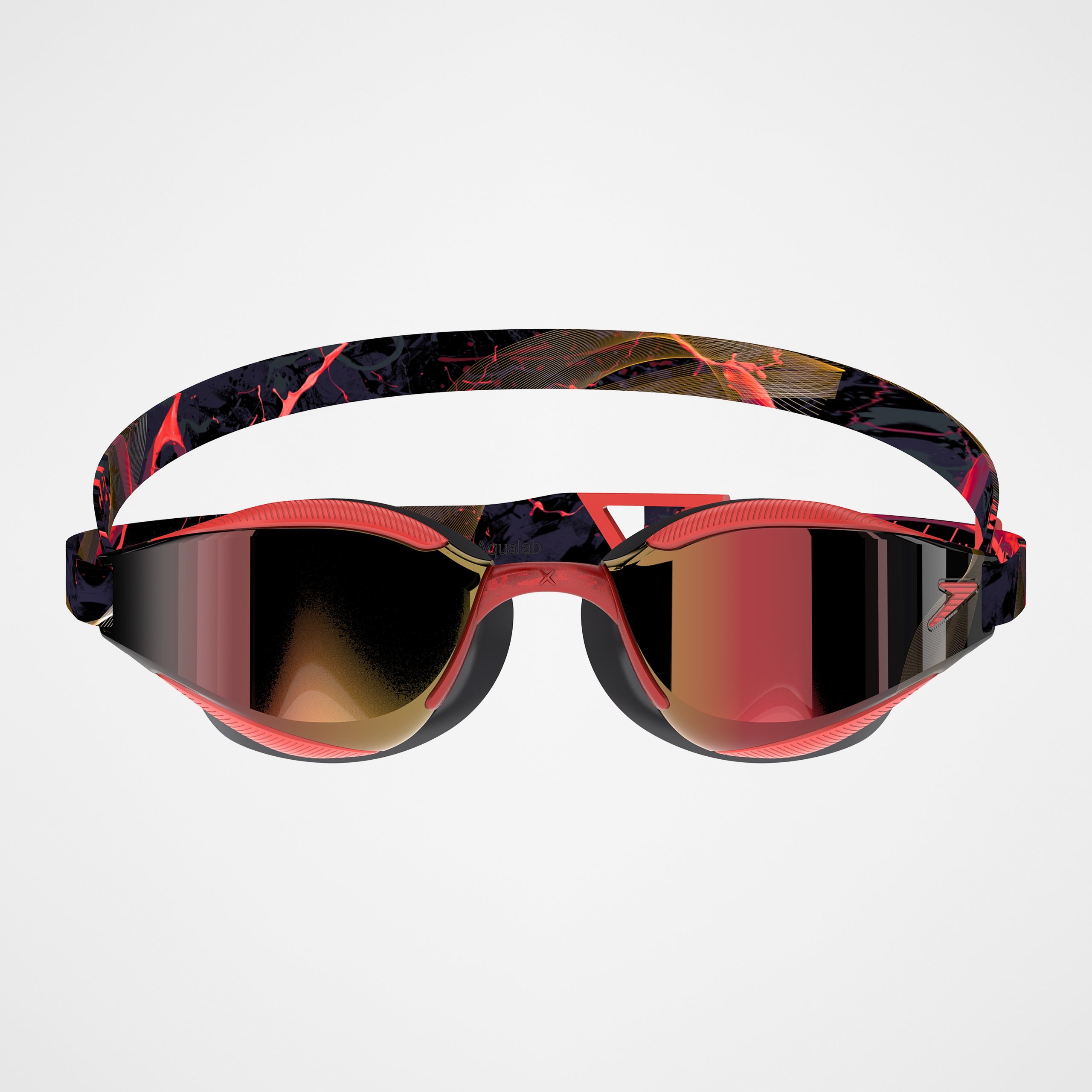 Adult Fastskin Hyper Elite Mirror Goggles Smoke/Red - Image 2