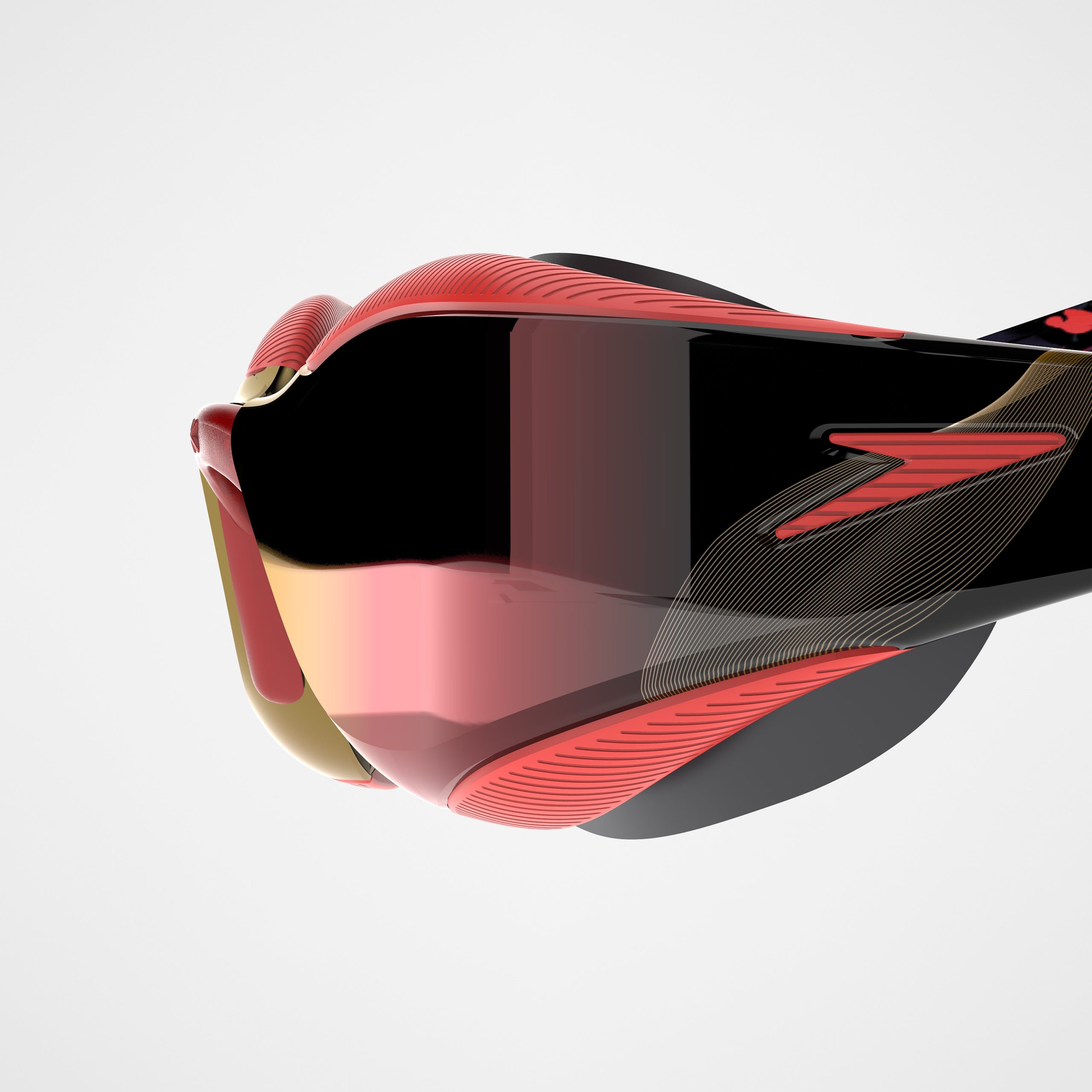 Adult Fastskin Hyper Elite Mirror Goggles Smoke/Red - Image 4
