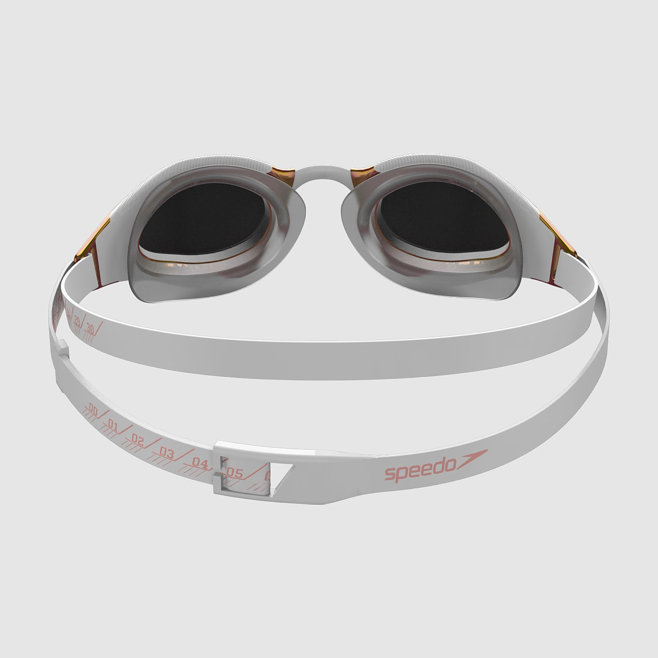 Adult Fastskin Hyper Elite Mirrored Goggles White/Rose Gold - Image 2