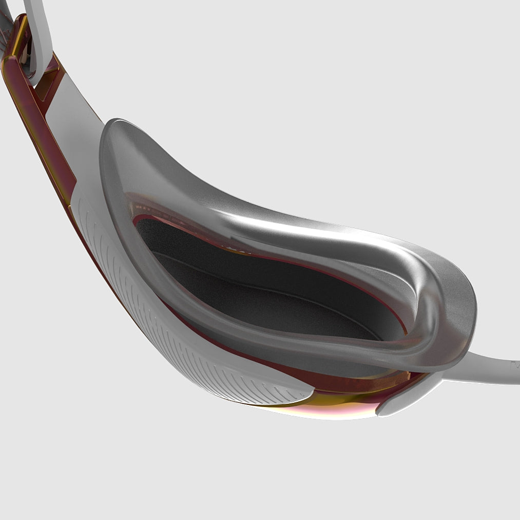 Adult Fastskin Hyper Elite Mirrored Goggles White/Rose Gold - Image 4