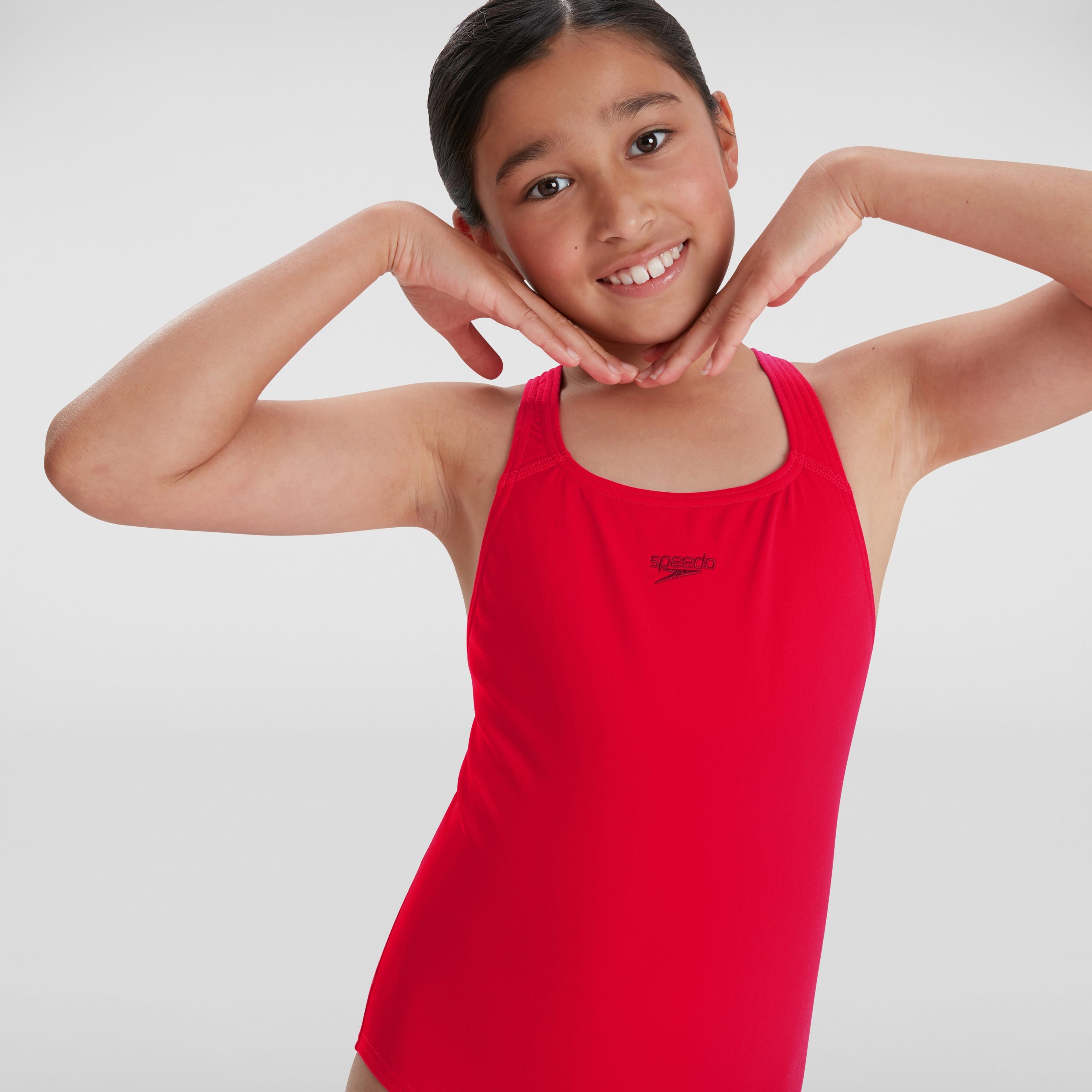 Girl's Endurance+ Medalist One Piece Red