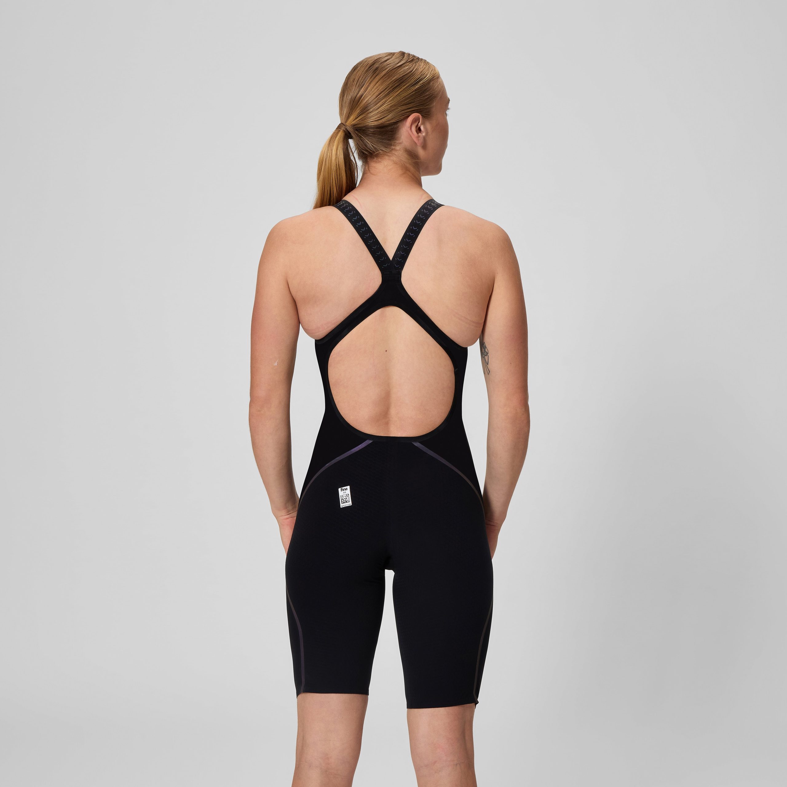 Women's Fastskin LZR Intent 2.0 Openback Kneeskin Black - Image 3