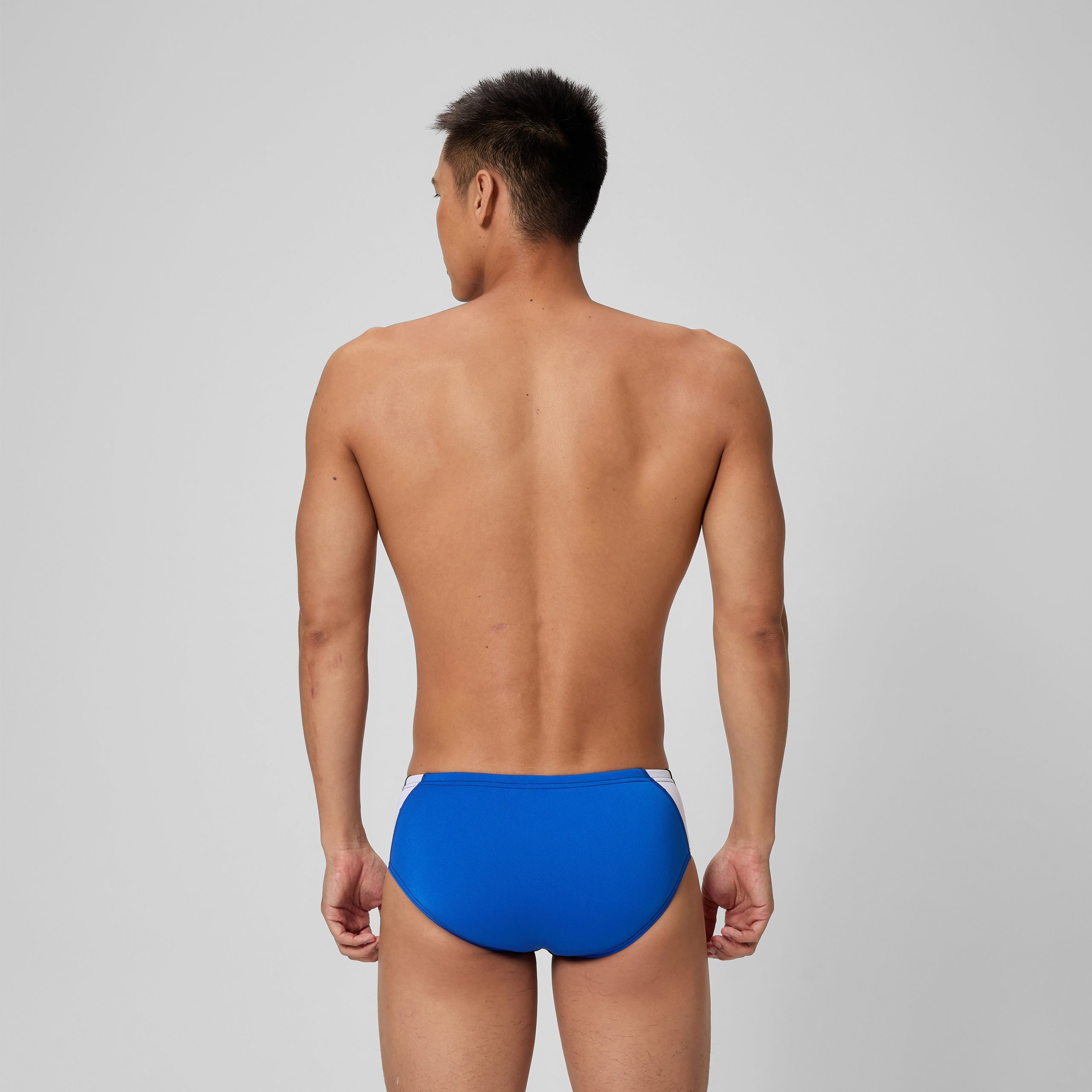 Men's Edge Splice Brief Blue - Image 3