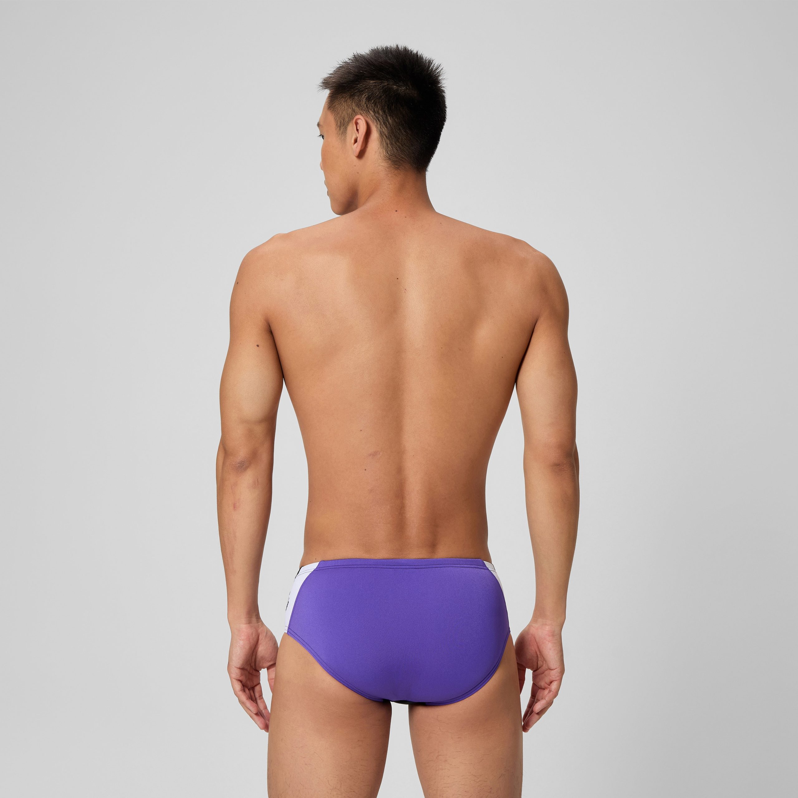 Men's Edge Splice Brief Purple - Image 3