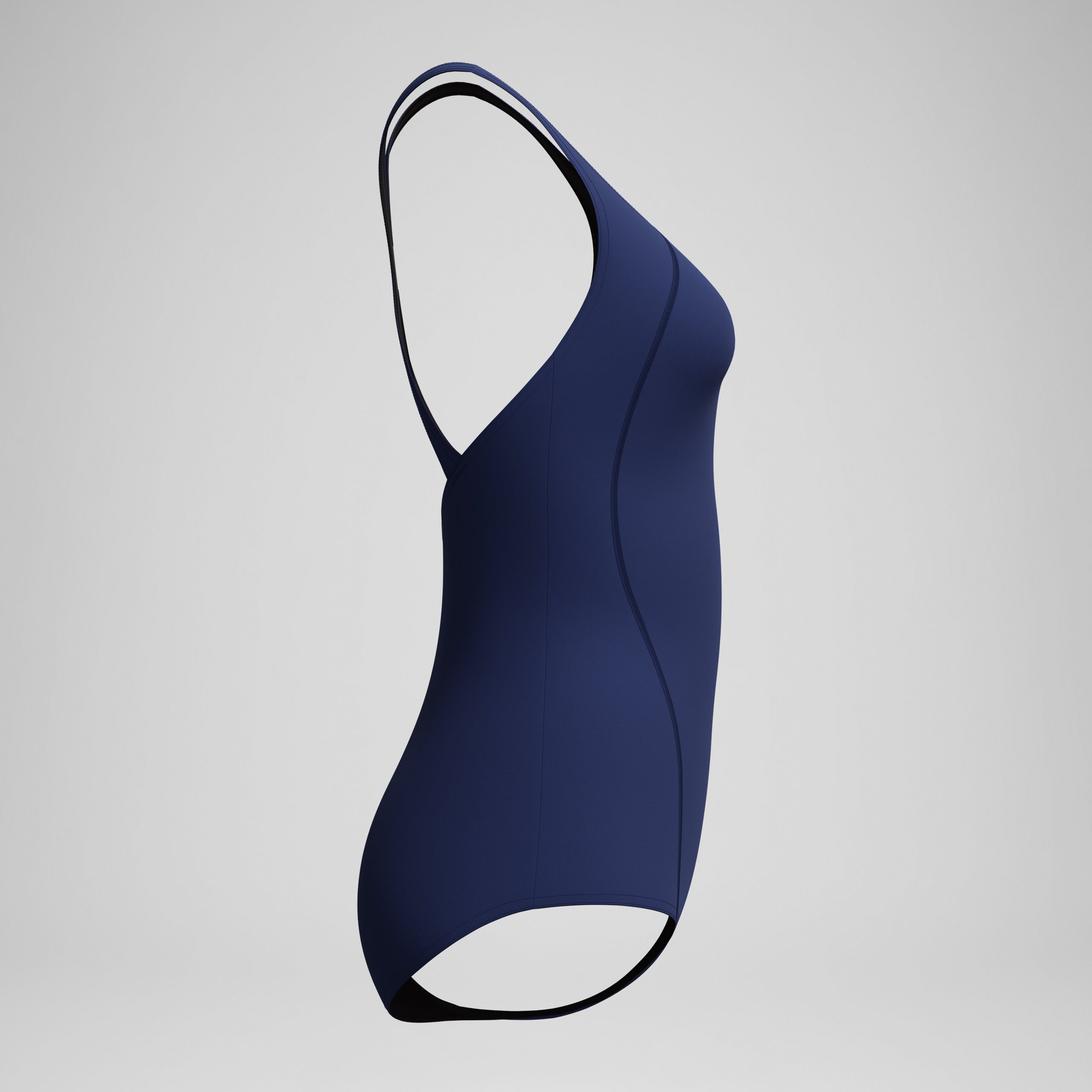 Women's Conservative Ultraback One Piece Navy - Image 6