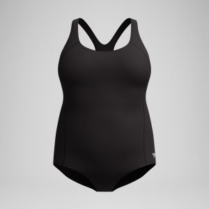 Women's Conservative Ultraback Plus One Piece Black