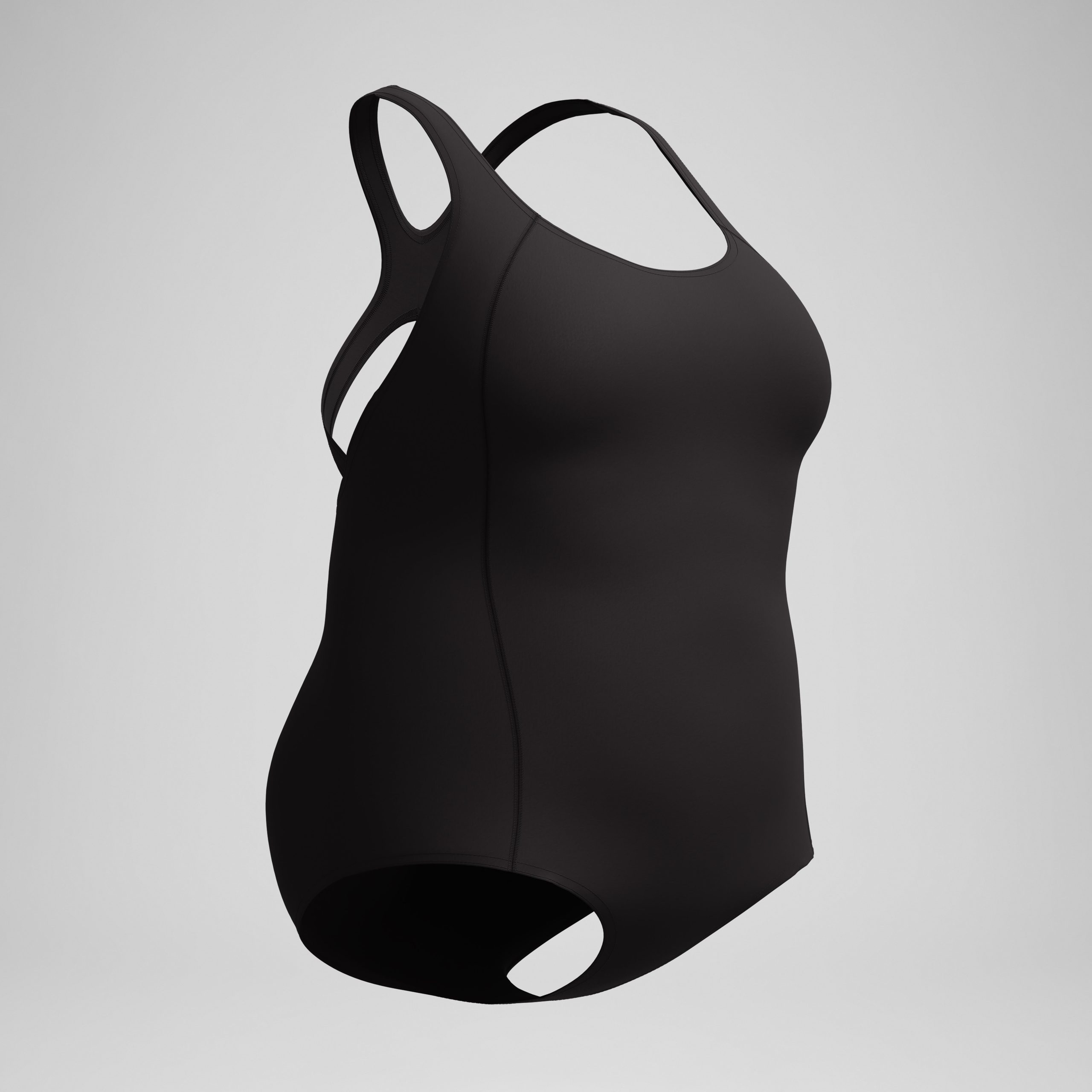 Women's Conservative Ultraback Plus One Piece Black - Image 2