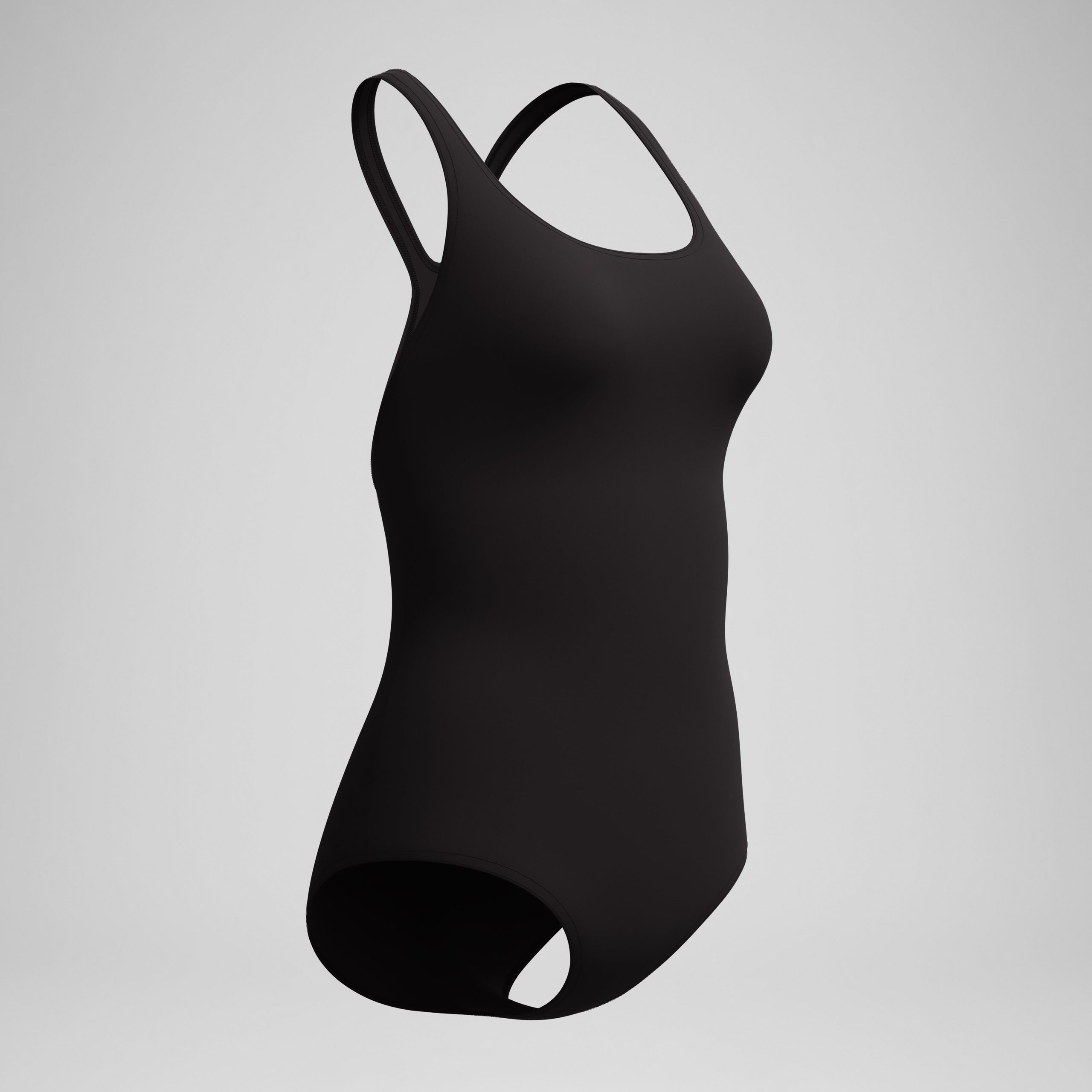 Women's Moderate Ultraback Long One Piece Black - Image 4