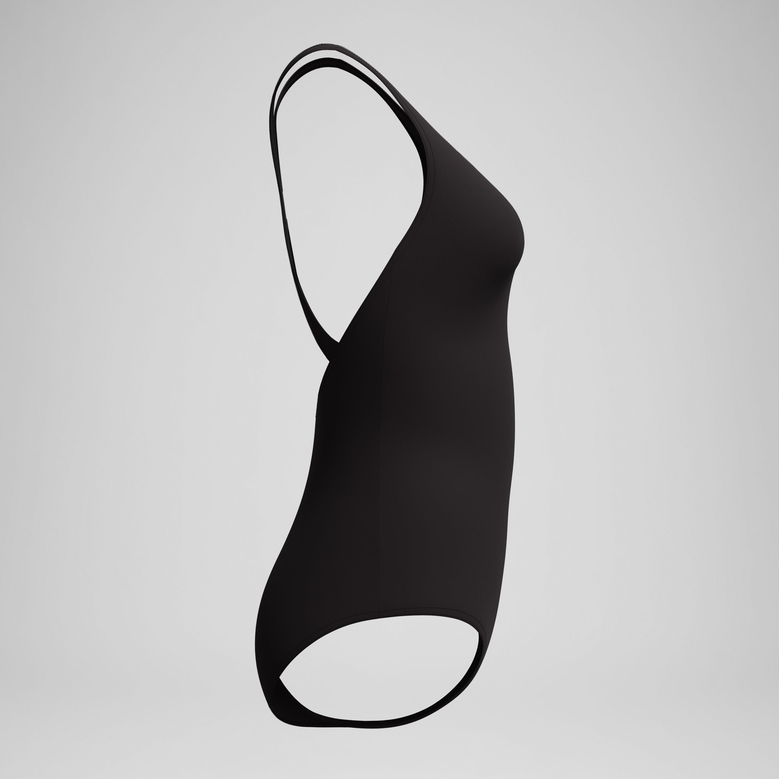 Women's Moderate Ultraback Long One Piece Black - Image 5