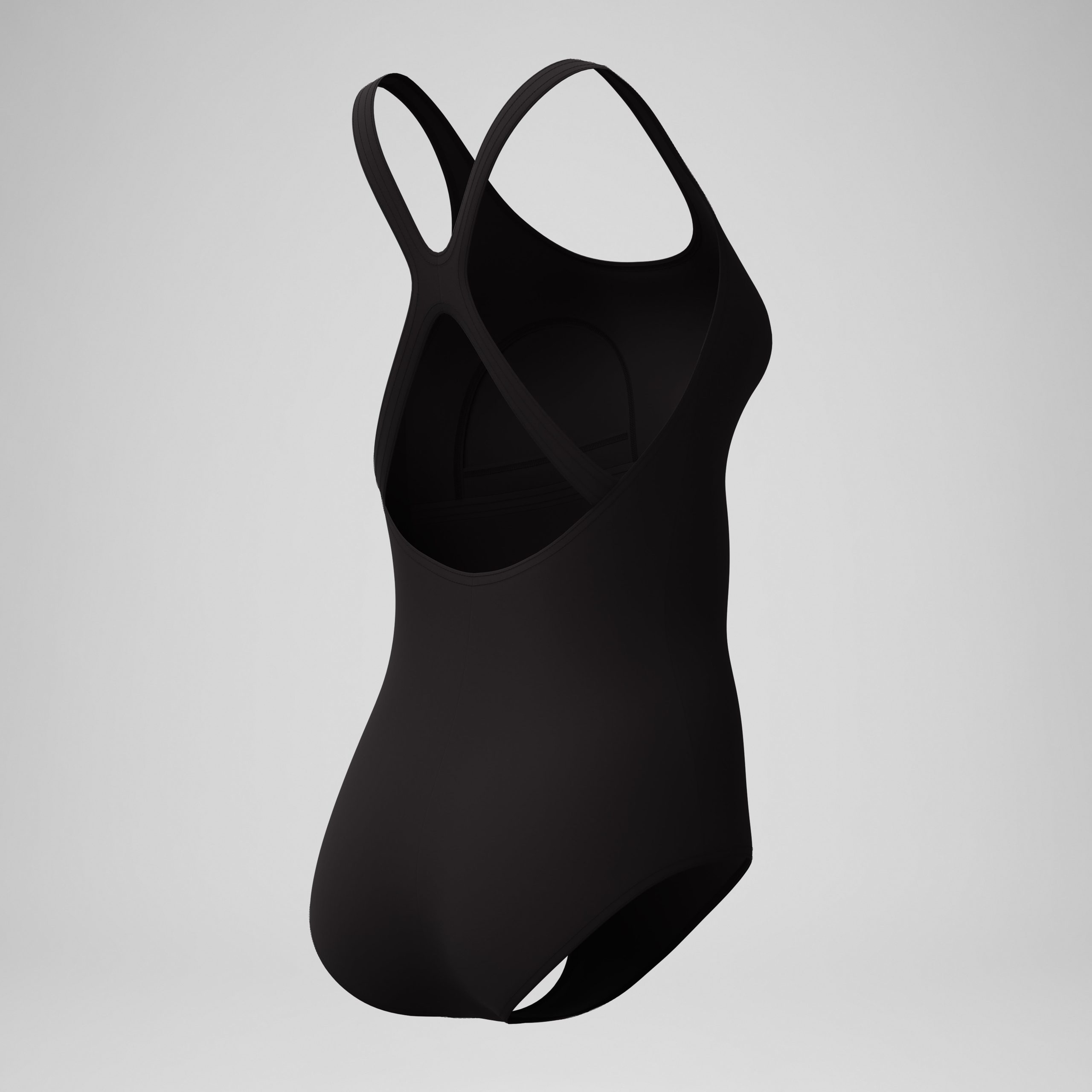 Women's Moderate Ultraback Long One Piece Black - Image 6