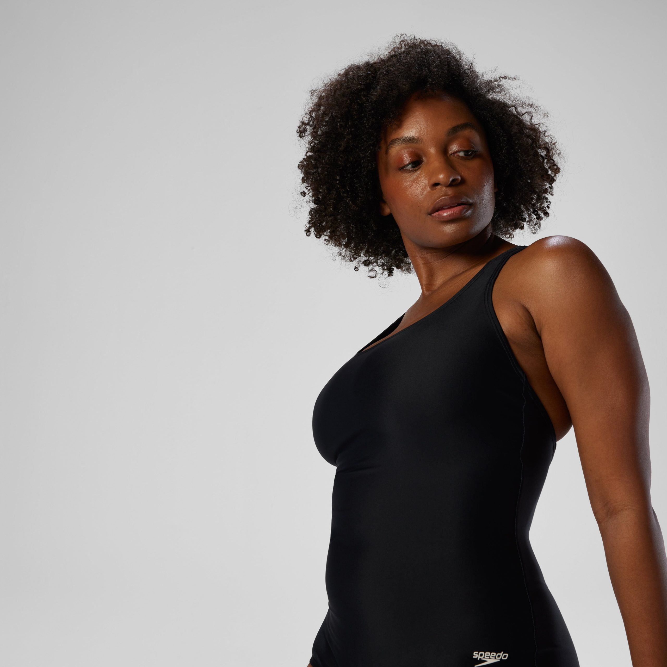 Women's Moderate Ultraback Long One Piece Black - Image 2