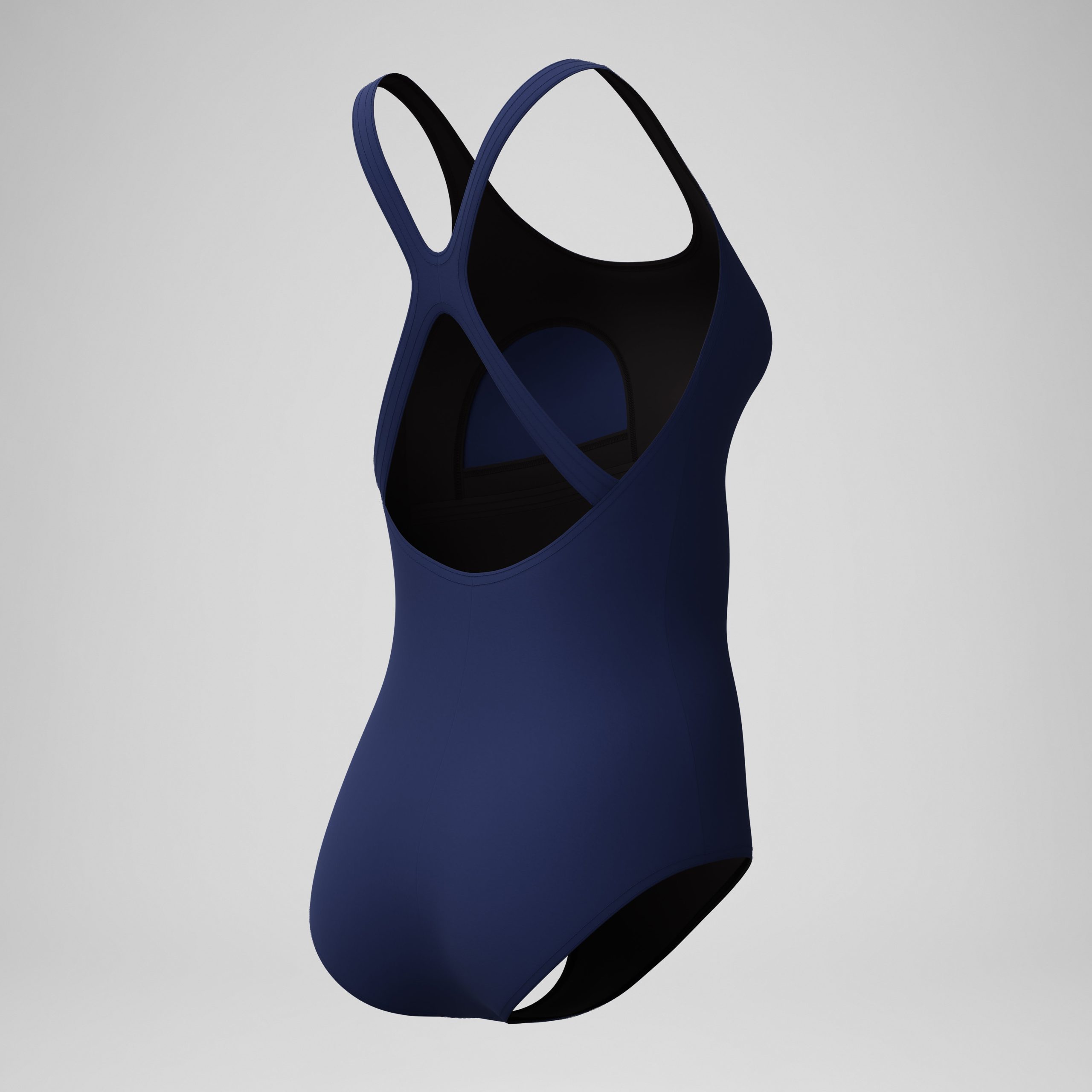 Women's Moderate Ultraback Long One Piece Navy - Image 5