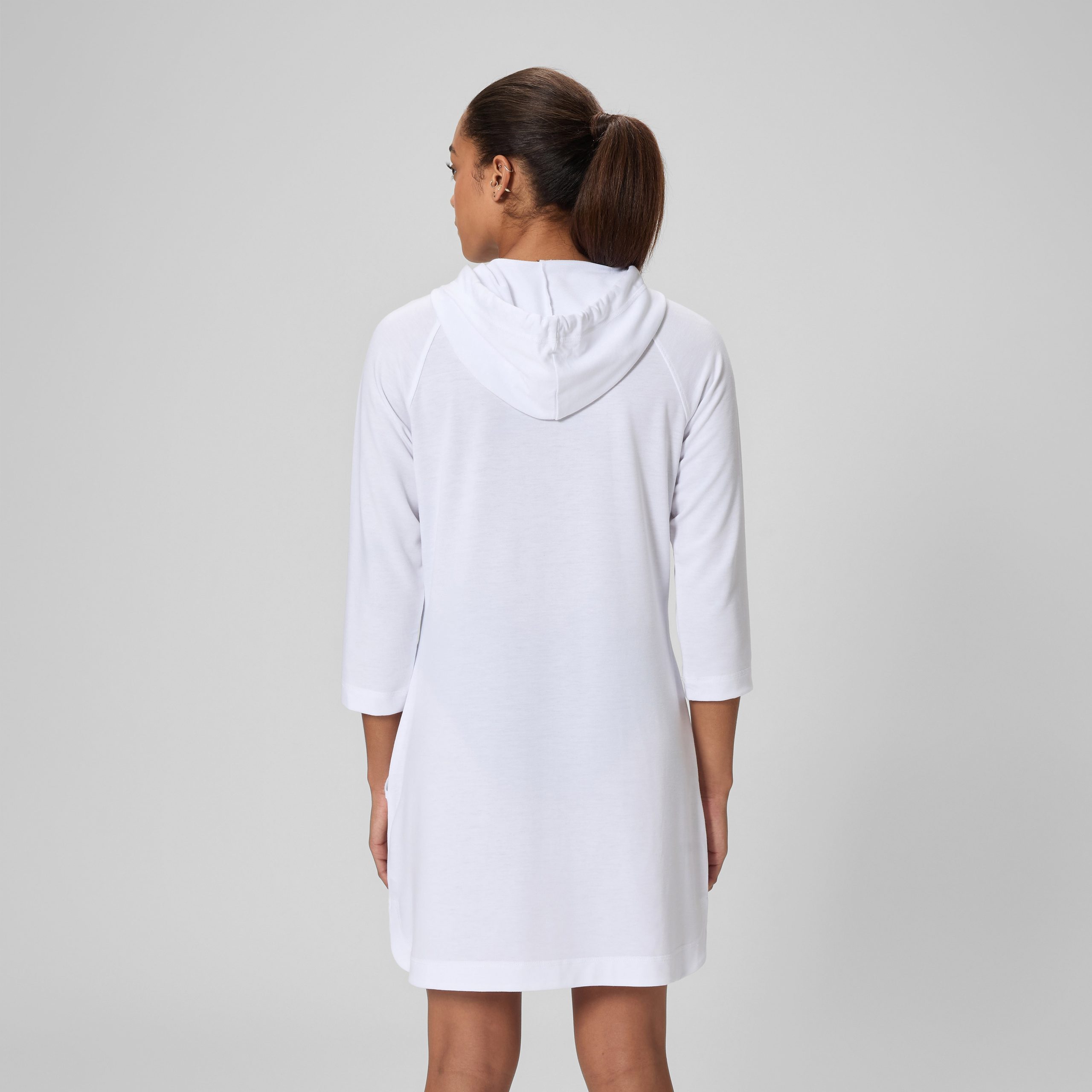 Women's Aquatic Fitness Robe White - Image 3