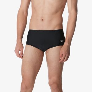 Men's Solid Dive Swim Bottom Black