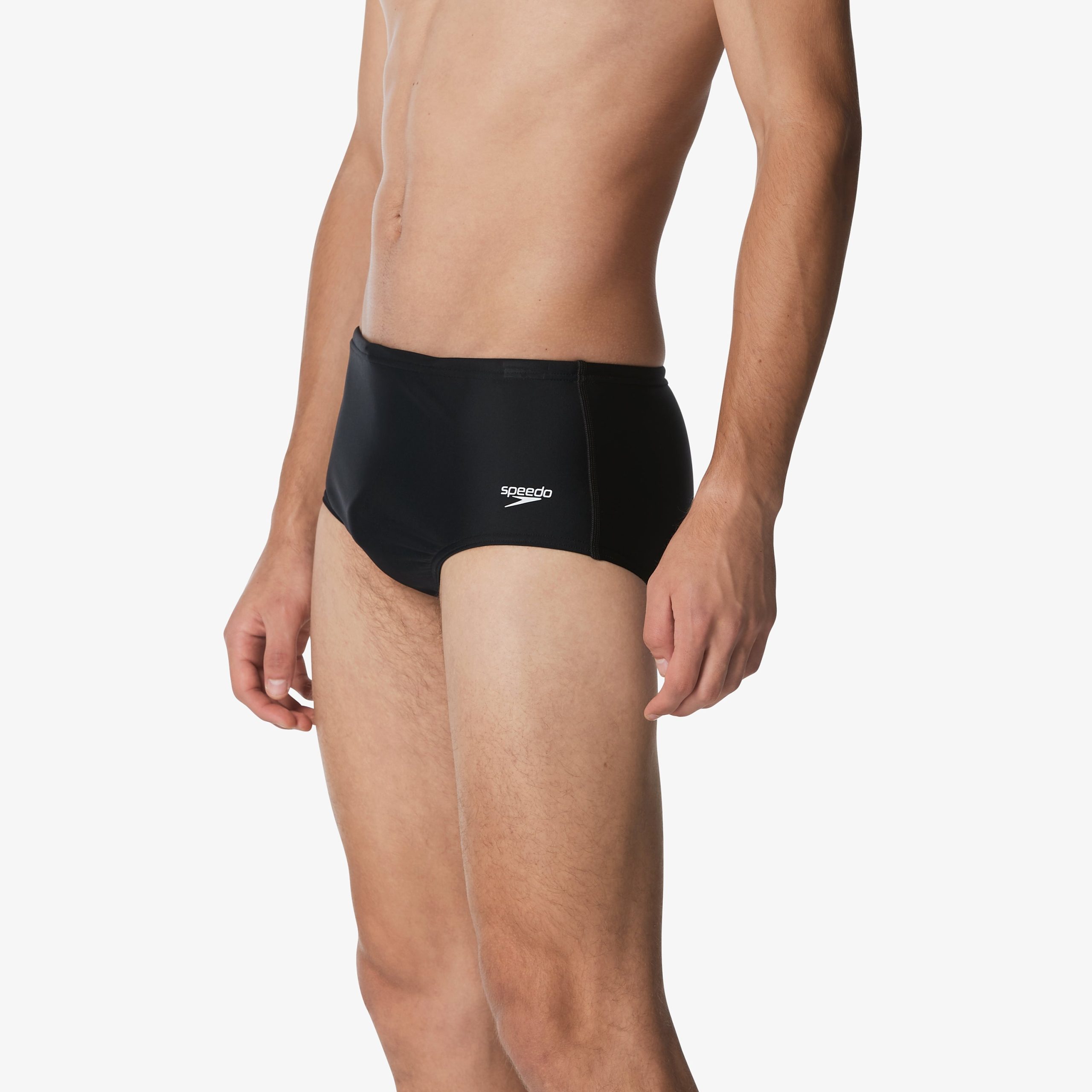 Men's Solid Dive Swim Bottom Black - Image 3