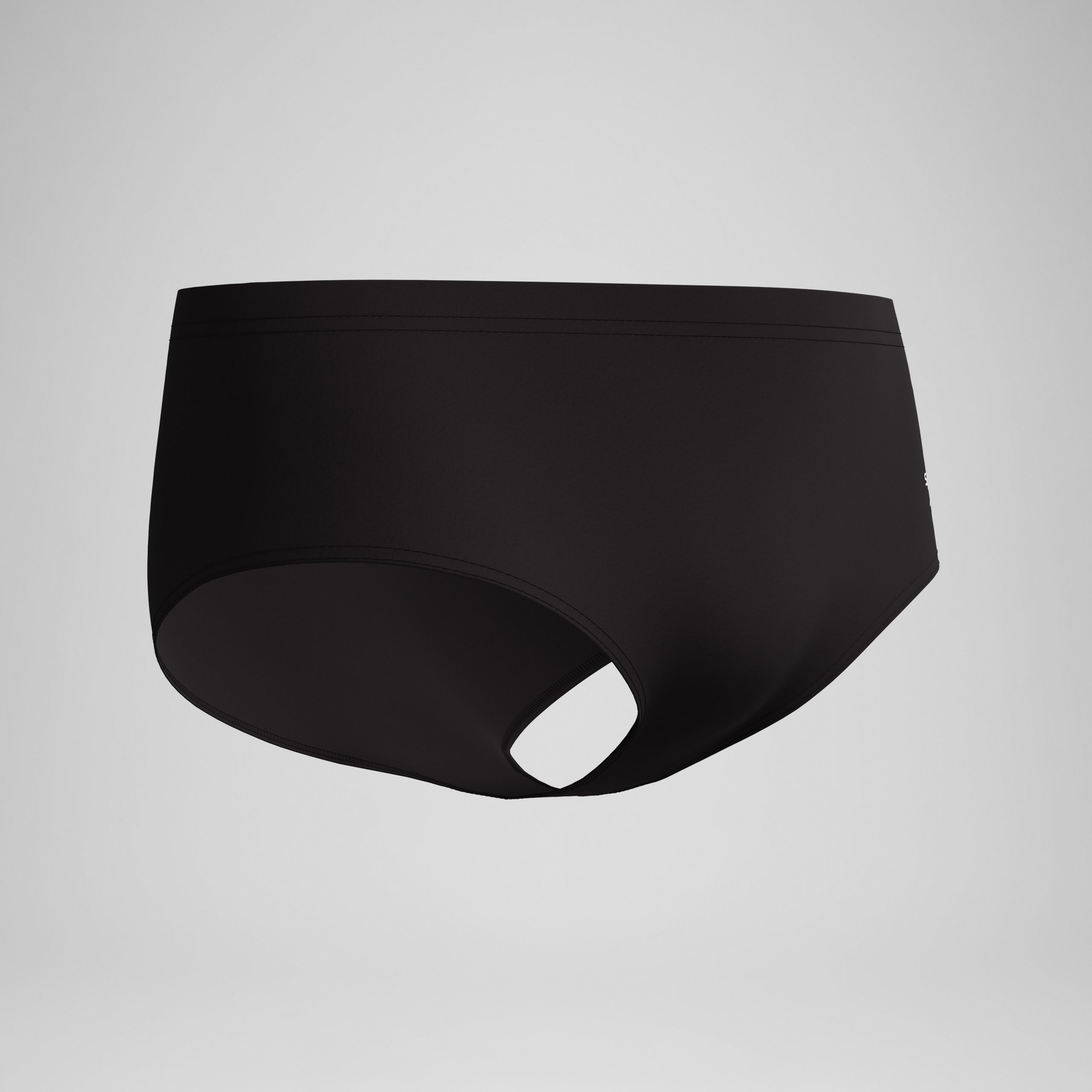 Men's Solid Dive Swim Bottom Black - Image 5