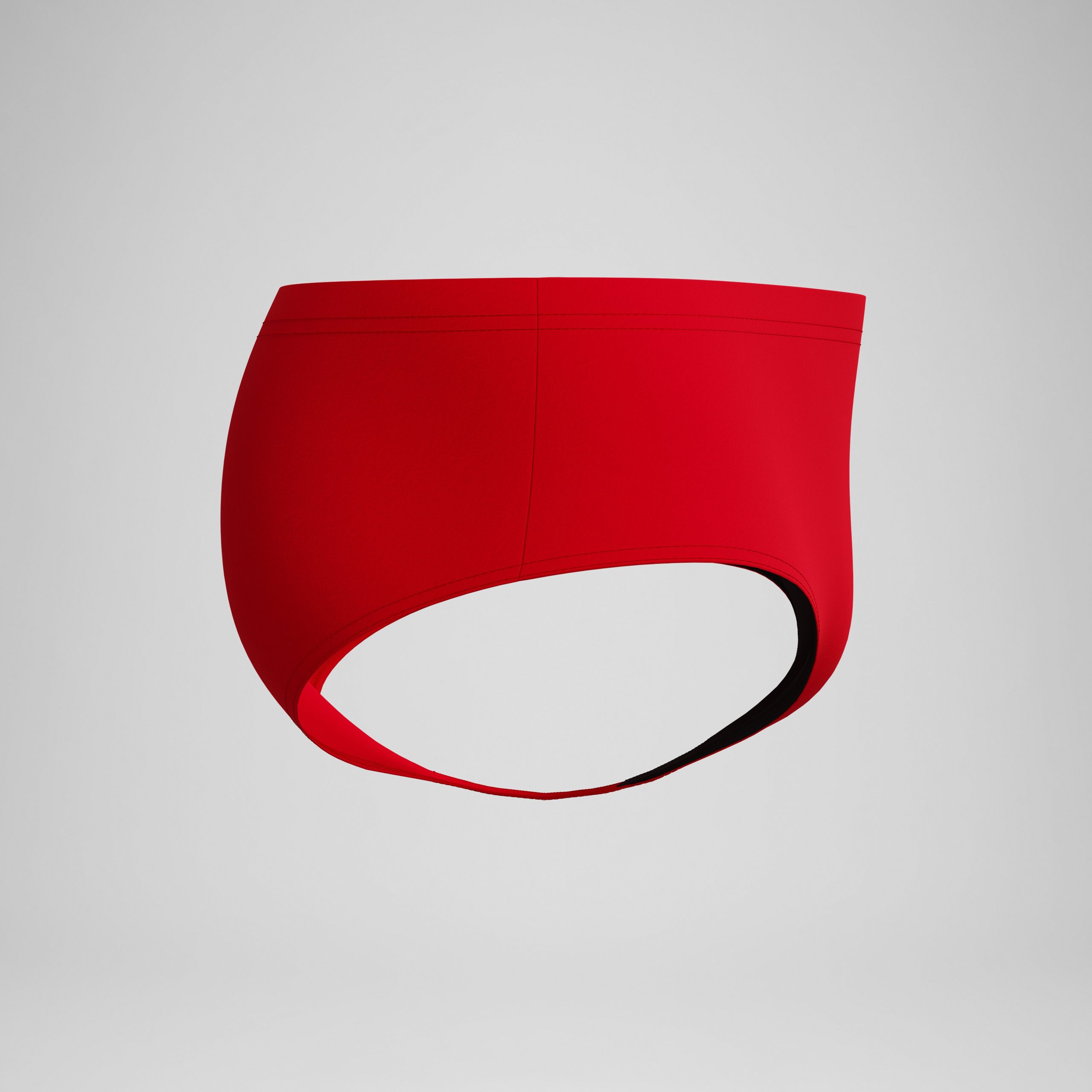 Men's Dive Brief Red - Image 3