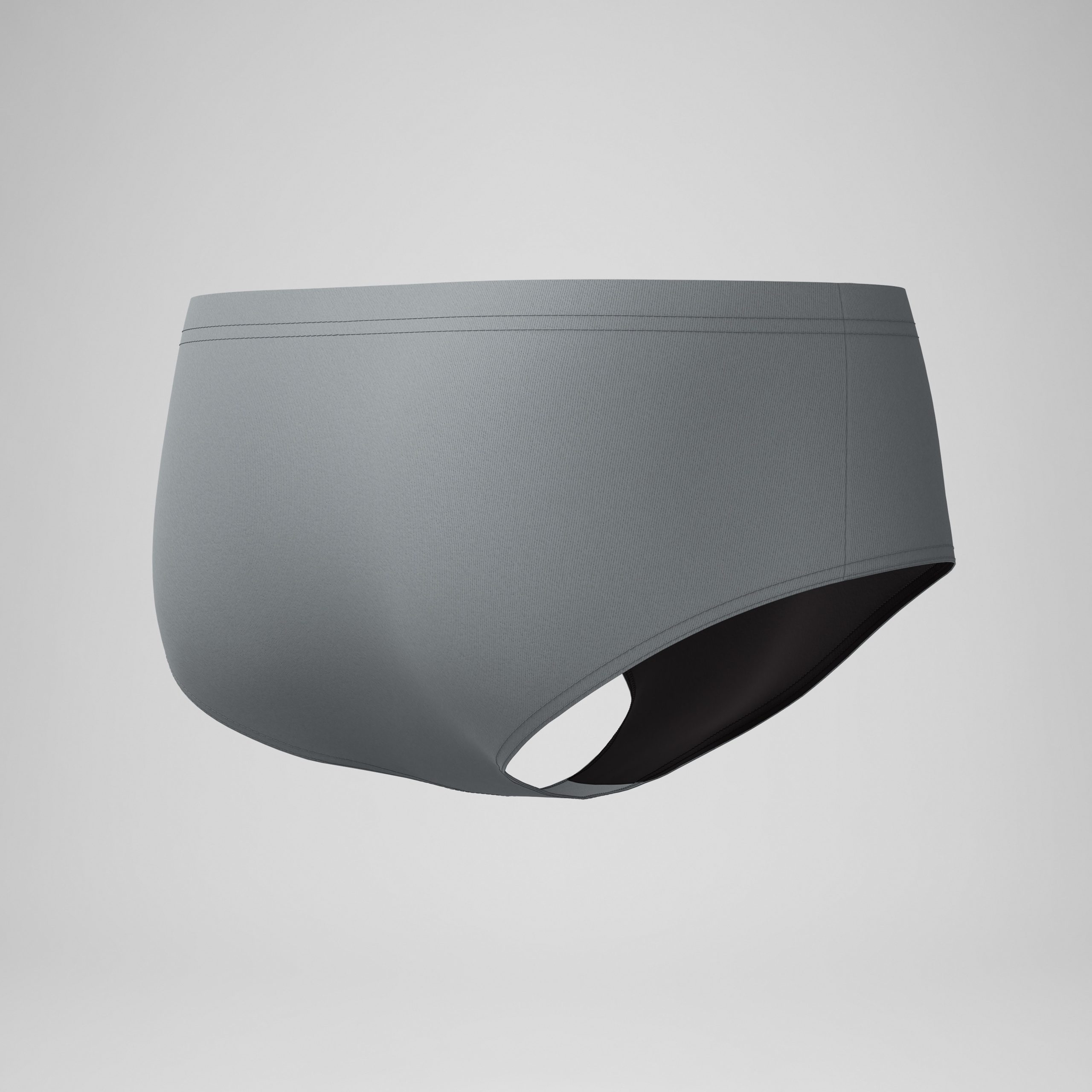 Men's Dive Brief Grey - Image 4