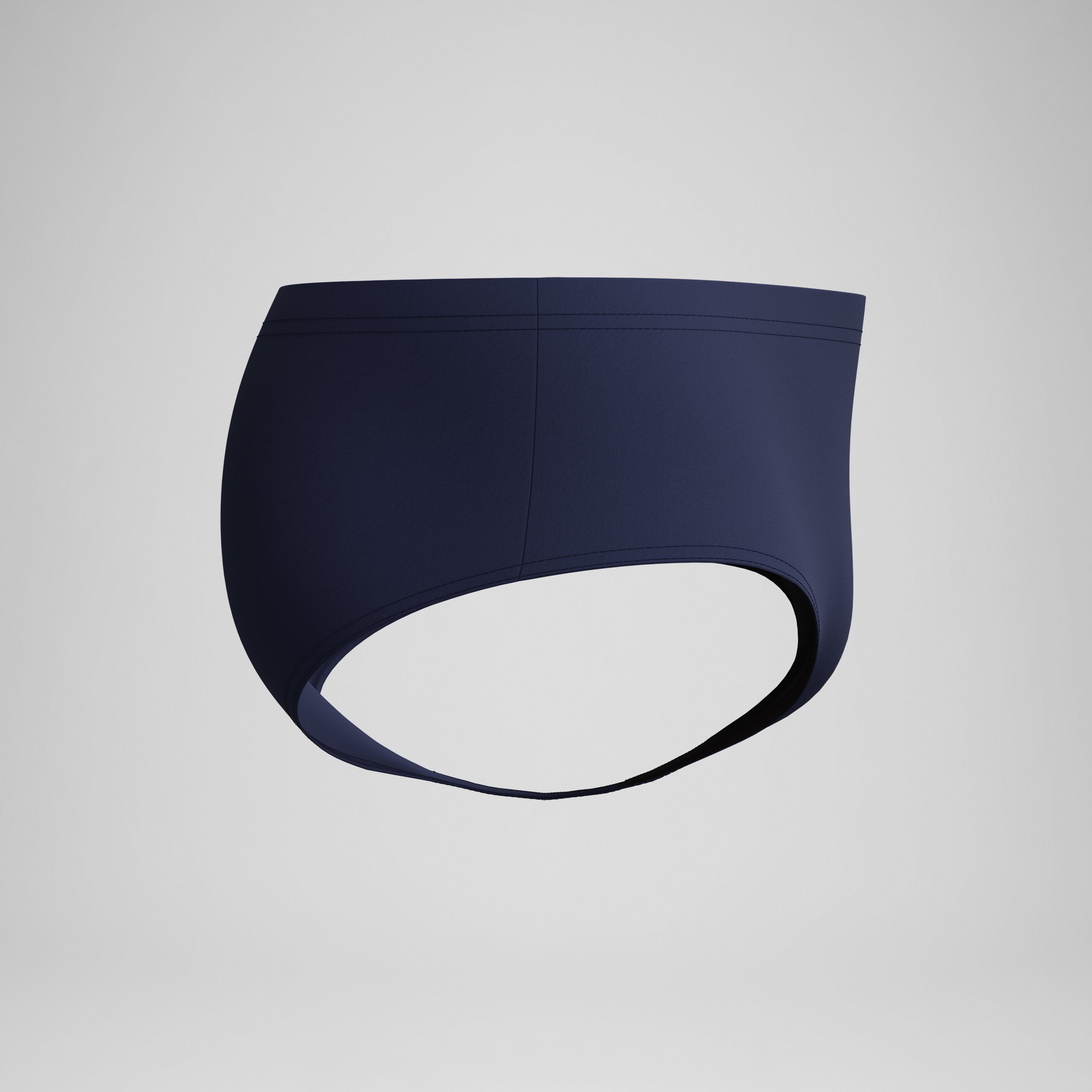 Men's Solid Dive Swim Bottom Navy - Image 6