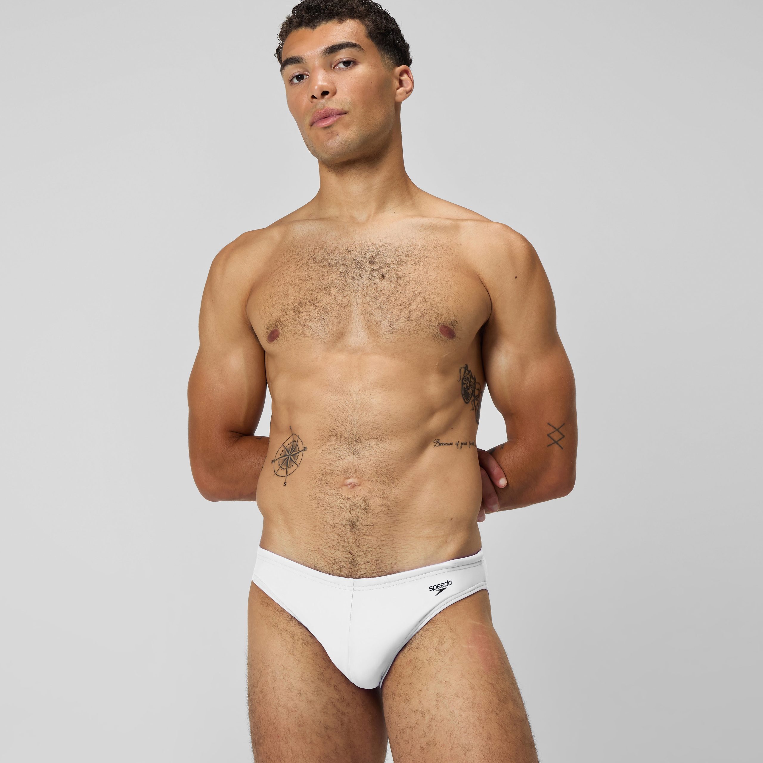 Men's Solar Brief White - Image 2