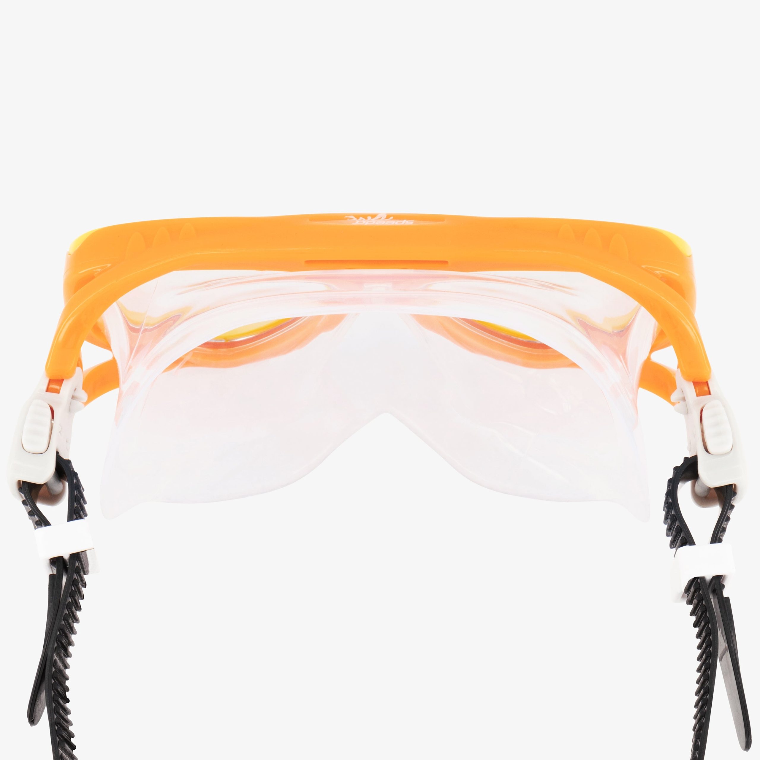 Adult Adventure Mask. Snorkel & Fin Set Orange - Image 2