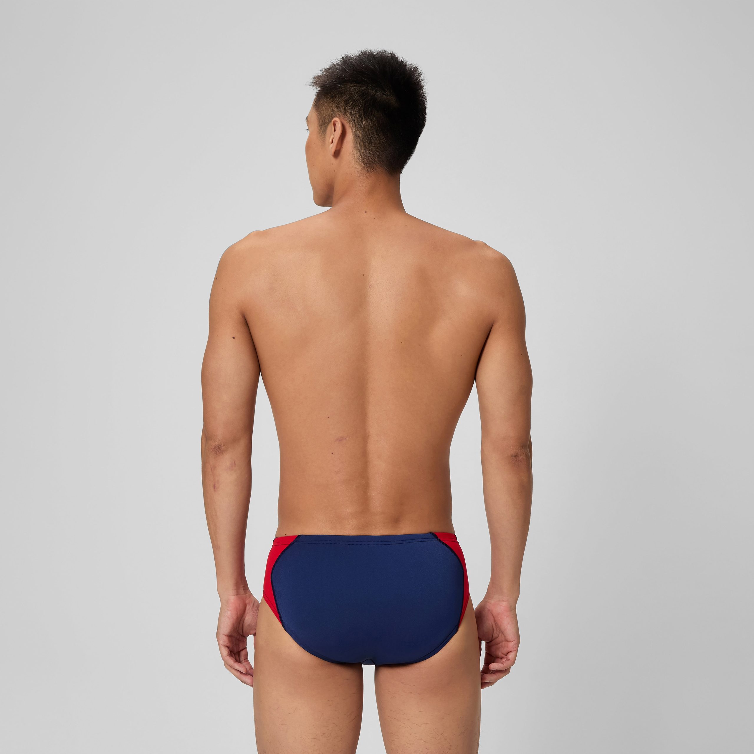 Men's Spark Splice Brief Red/Black - Image 3