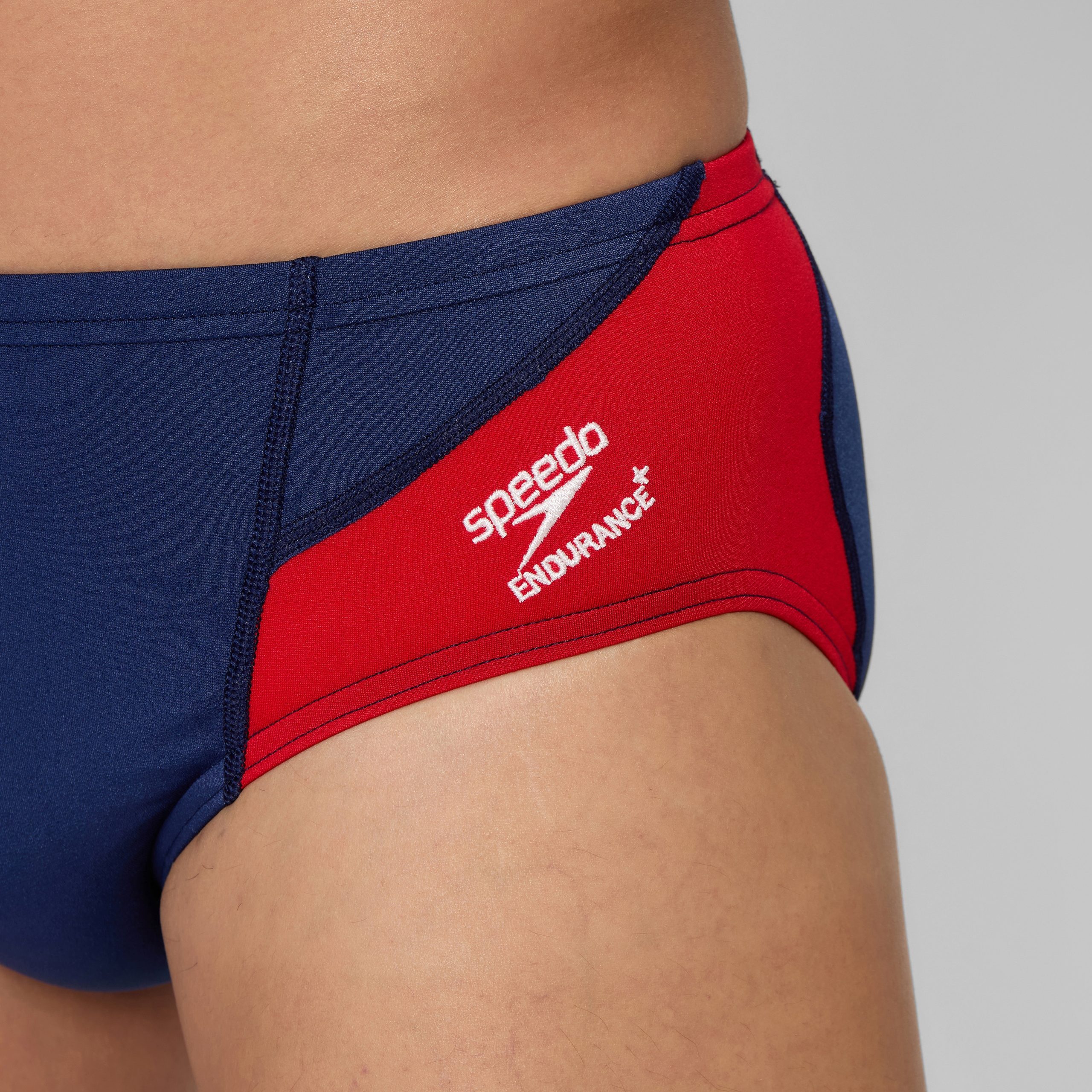 Men's Spark Splice Brief Red/Black - Image 4