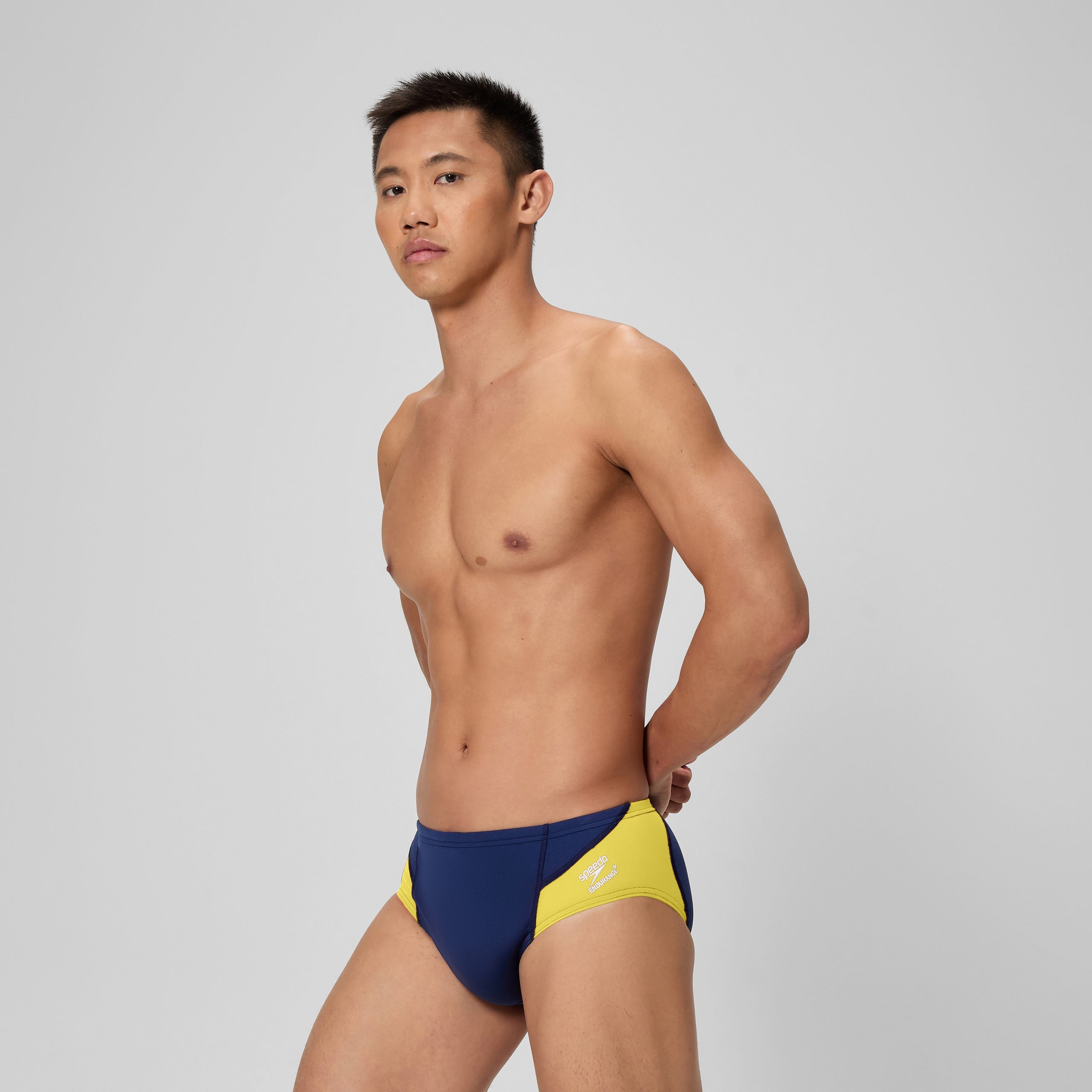 Men's Spark Splice Brief Gold - Image 2