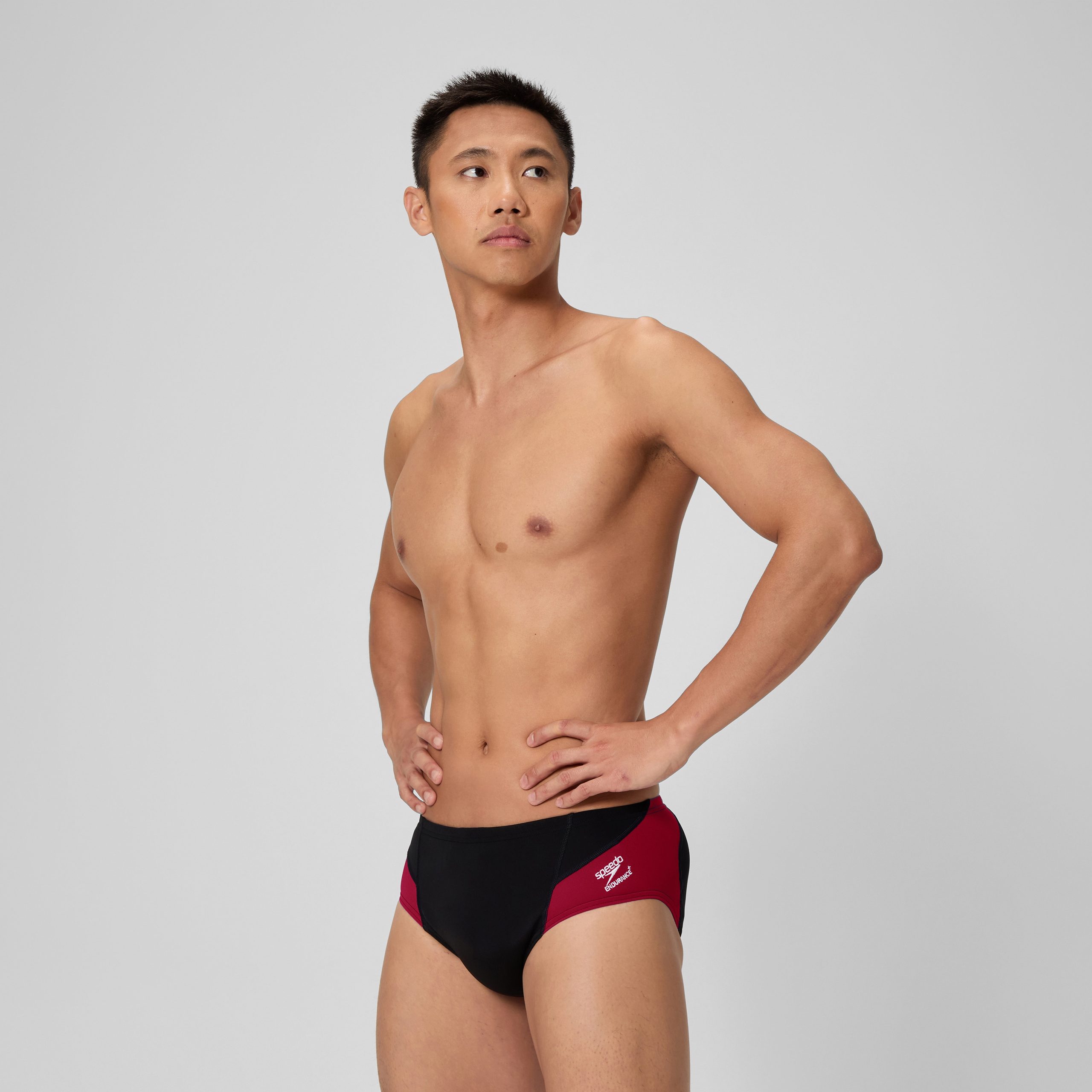 Men's Spark Splice Brief Red - Image 2