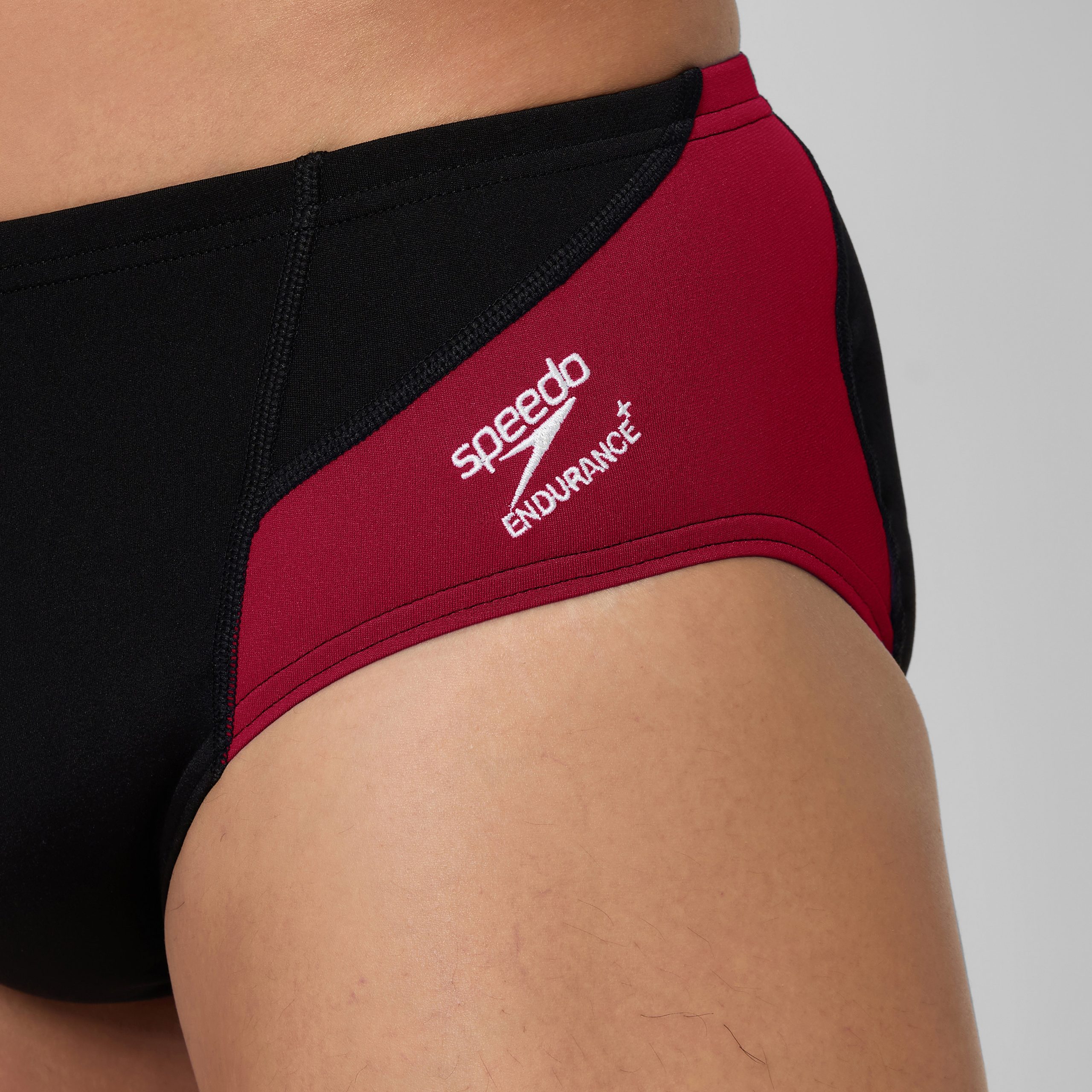 Men's Spark Splice Brief Red - Image 4