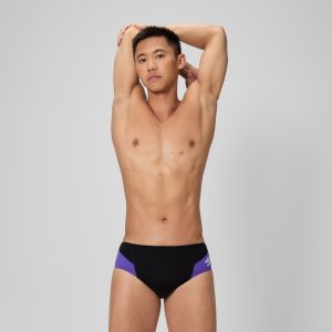 Men's Spark Splice Brief Purple