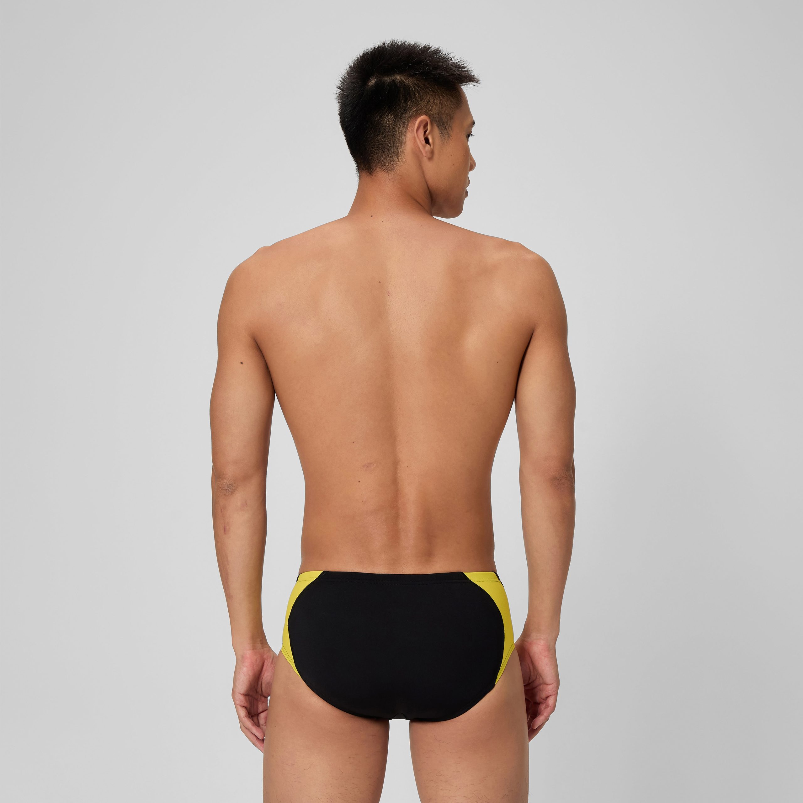 Men's Spark Splice Brief Yellow - Image 3