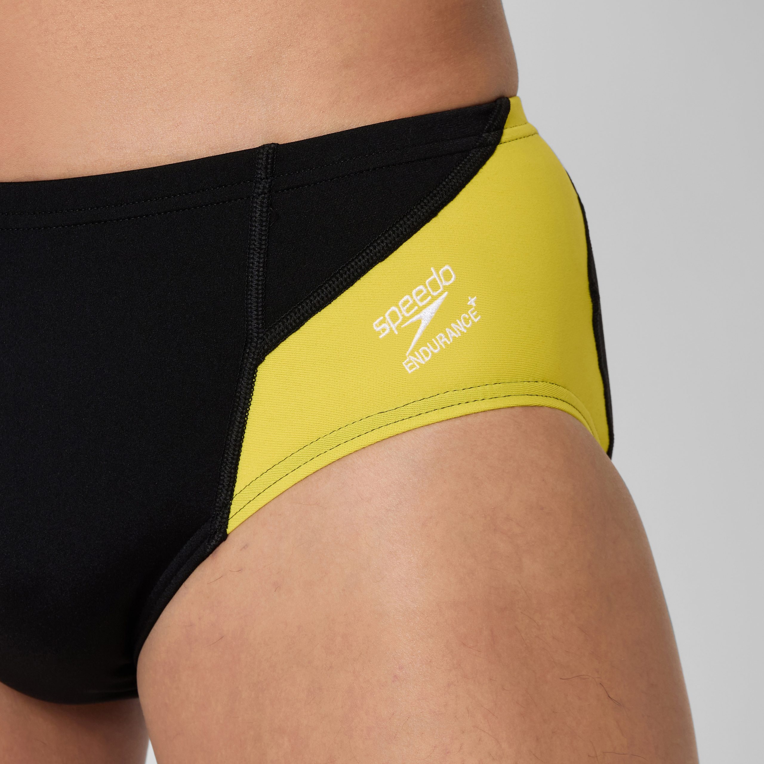 Men's Spark Splice Brief Yellow - Image 4