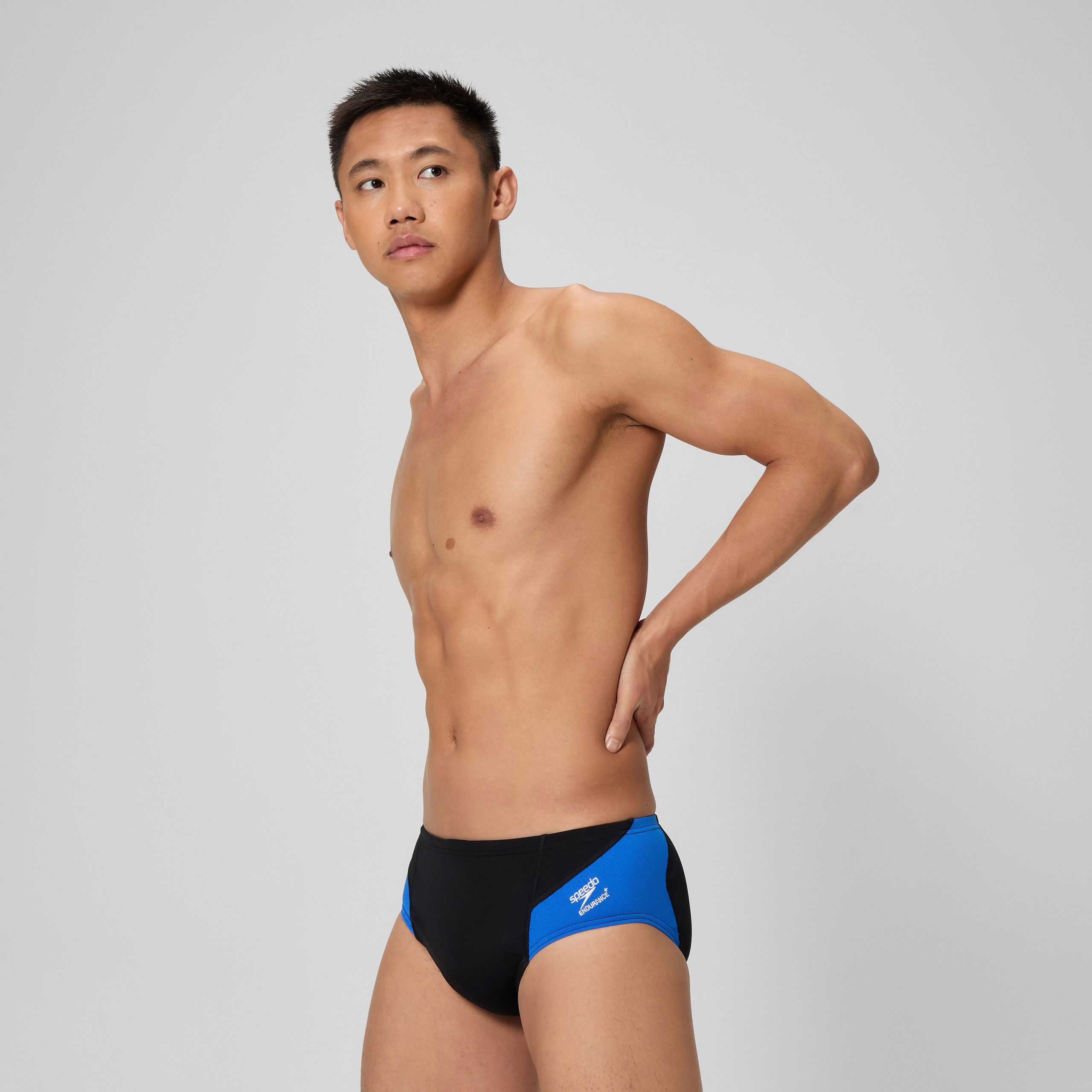 Men's Spark Splice Brief Blue - Image 2
