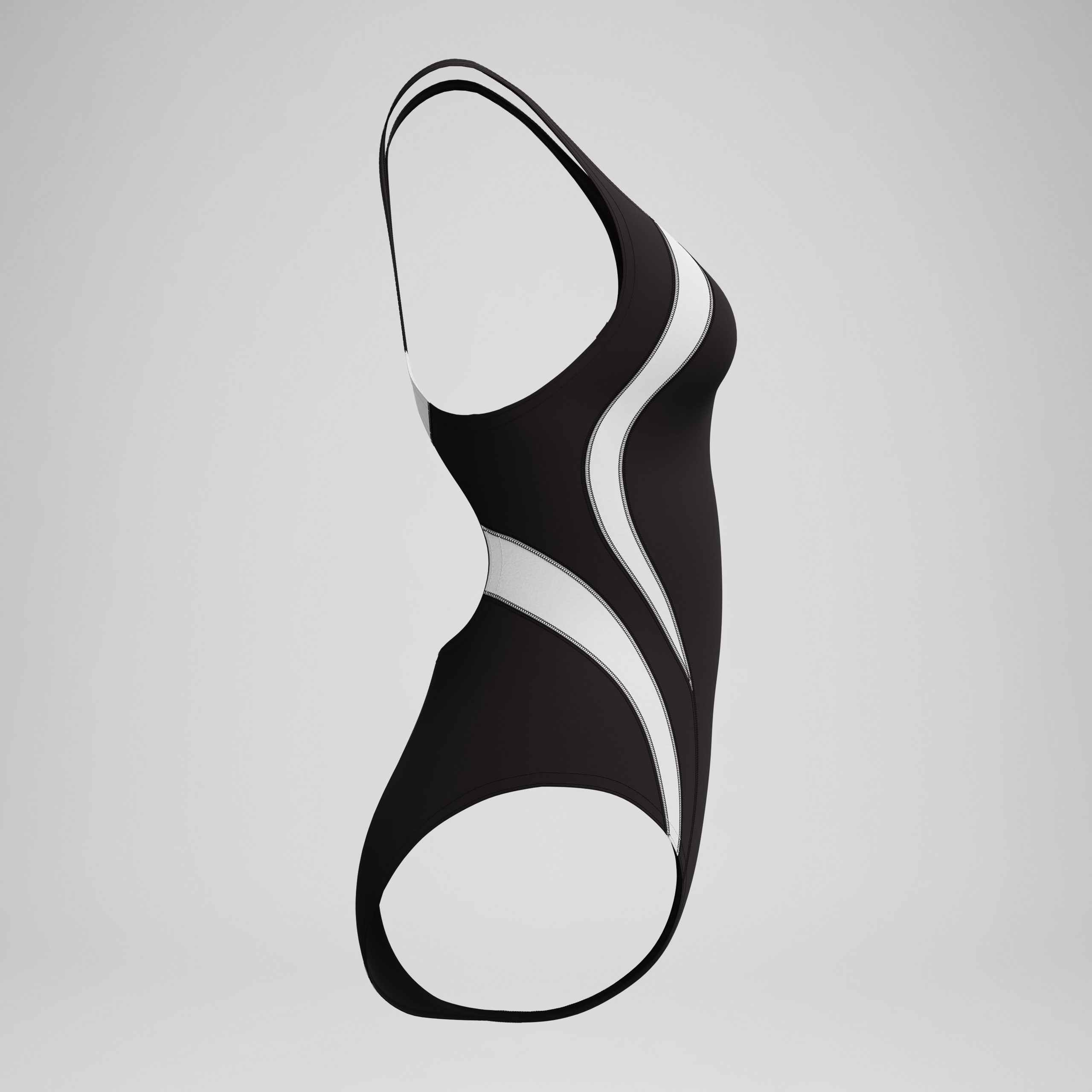 Women's Quantum Fusion Splice One Piece Black - Image 6