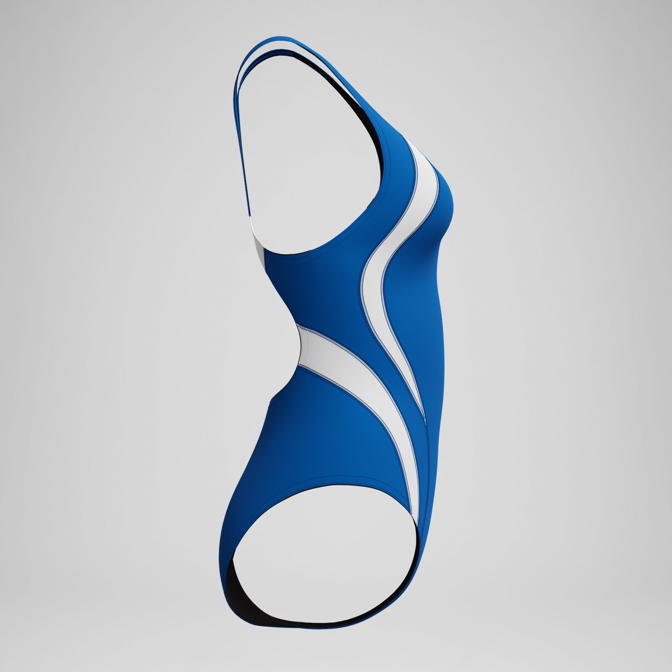 Women's Quantum Fusion Splice One Piece Blue - Image 7