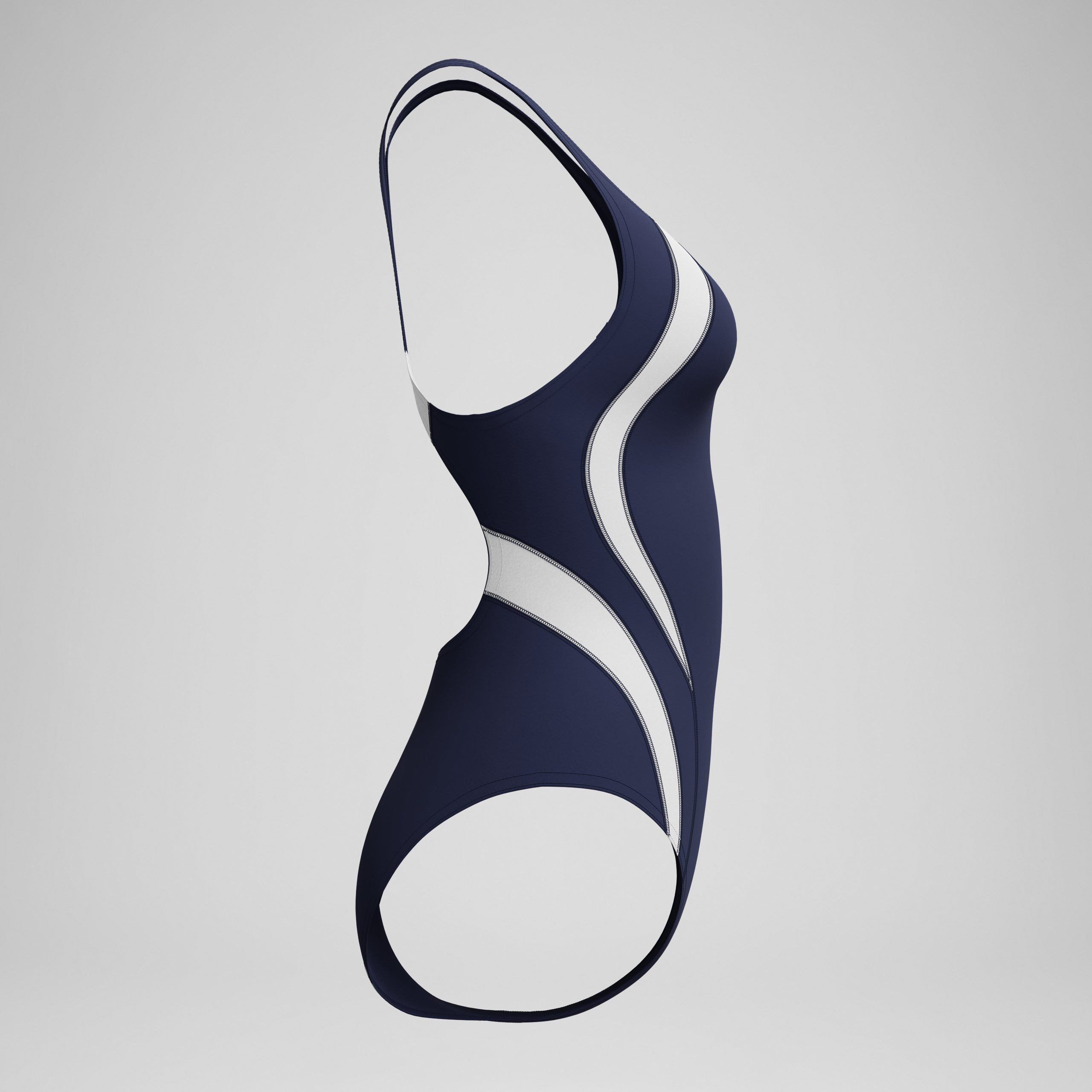 Women's Quantum Fusion Splice One Piece Navy - Image 7