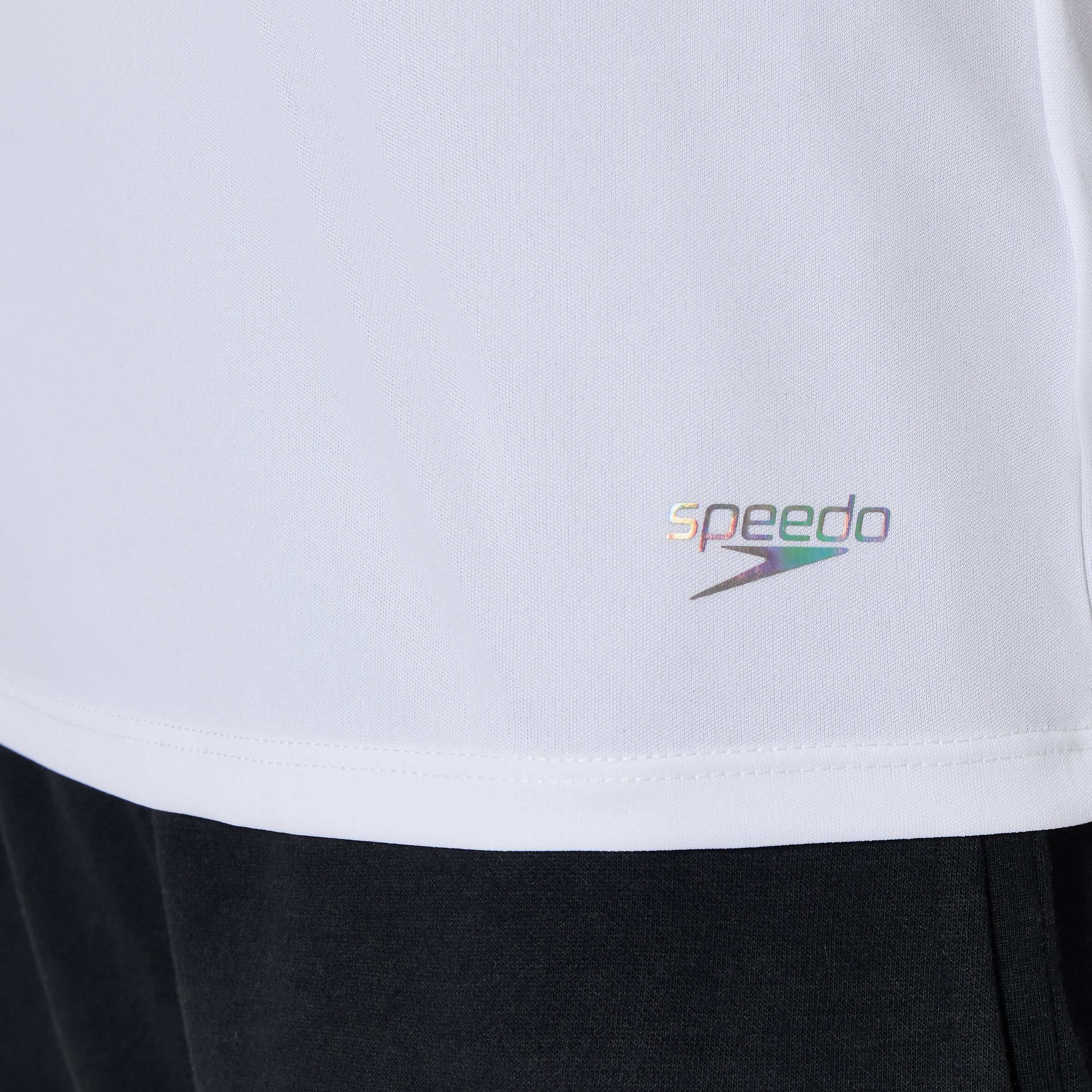 Women's Long Sleeve Swim Tee White - Image 5