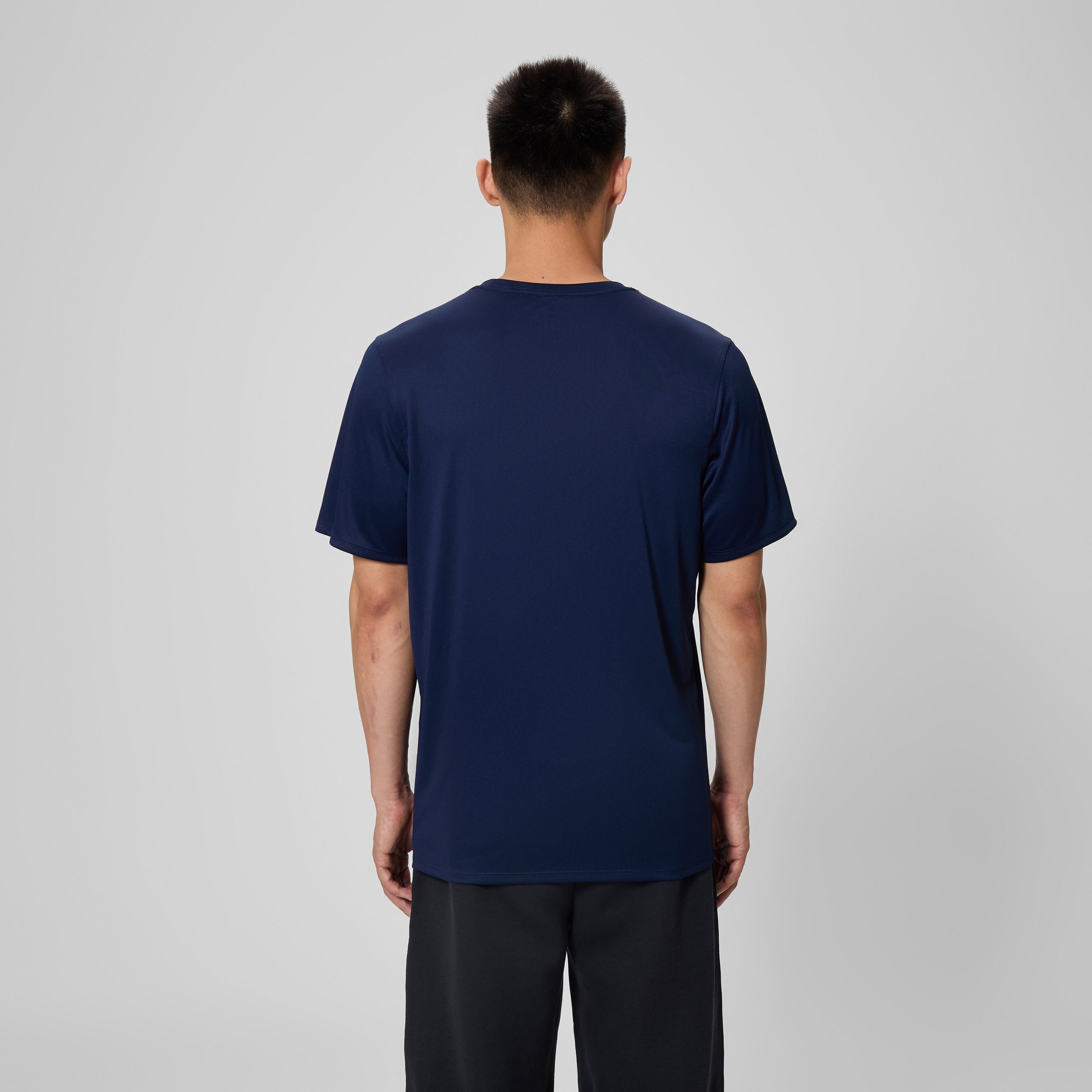 Basic Short Sleeve Swim T-shirt Navy - Image 4