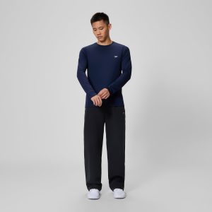 Basic Long Sleeve Swim T-shirt Navy