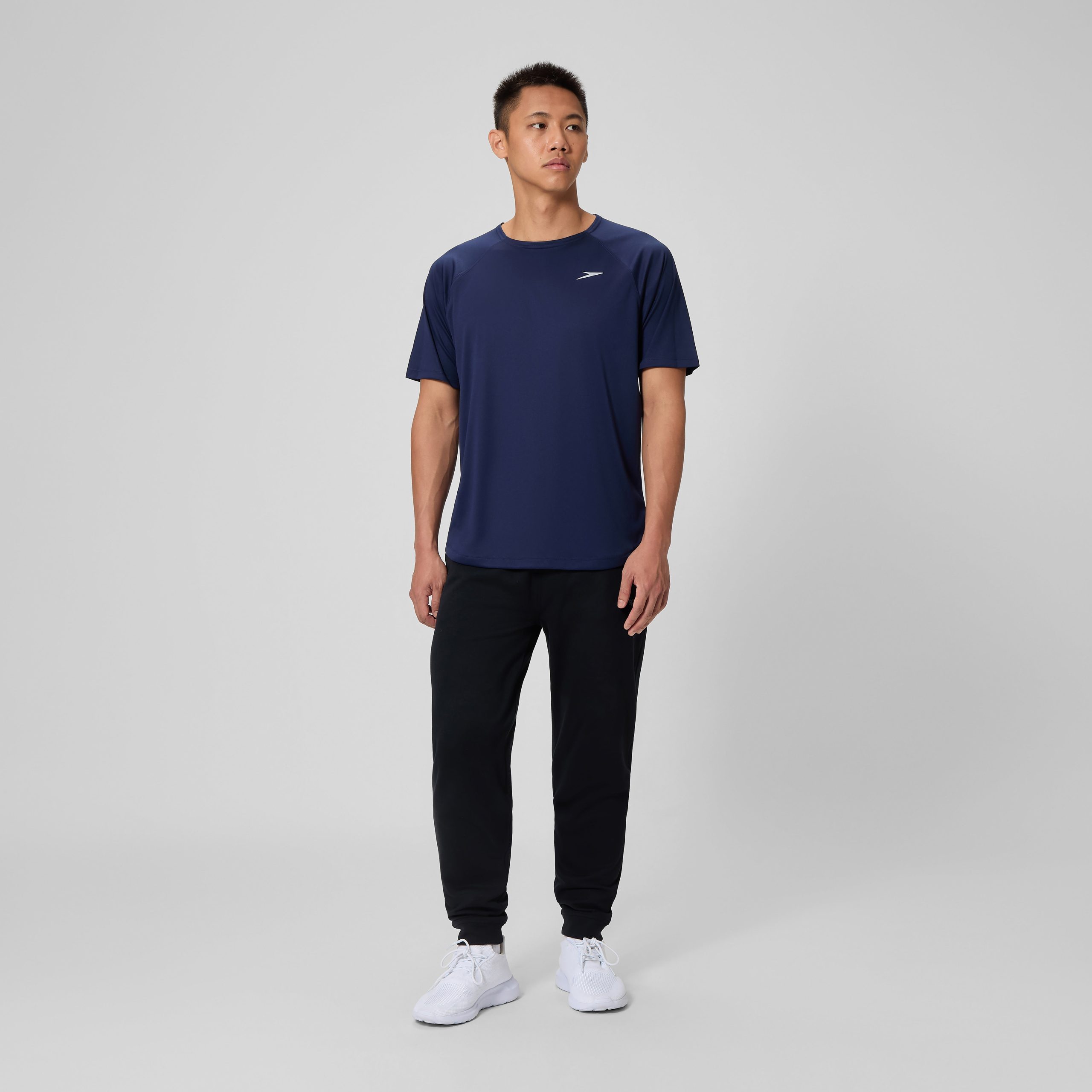 Speedo Short Sleeve Swim Rashguard Navy - Image 4