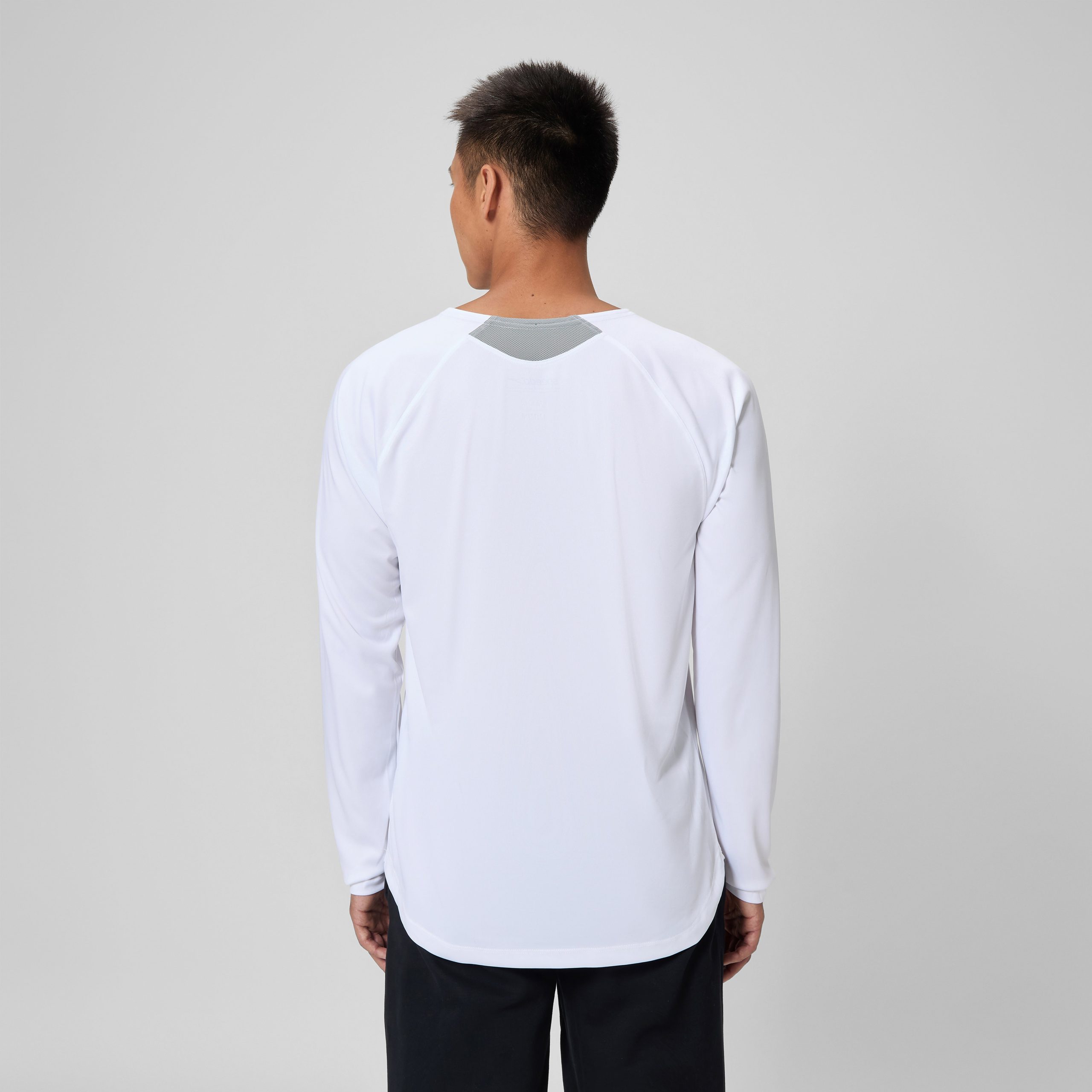 Speedo Long Sleeve Swim Rashguard White - Image 3