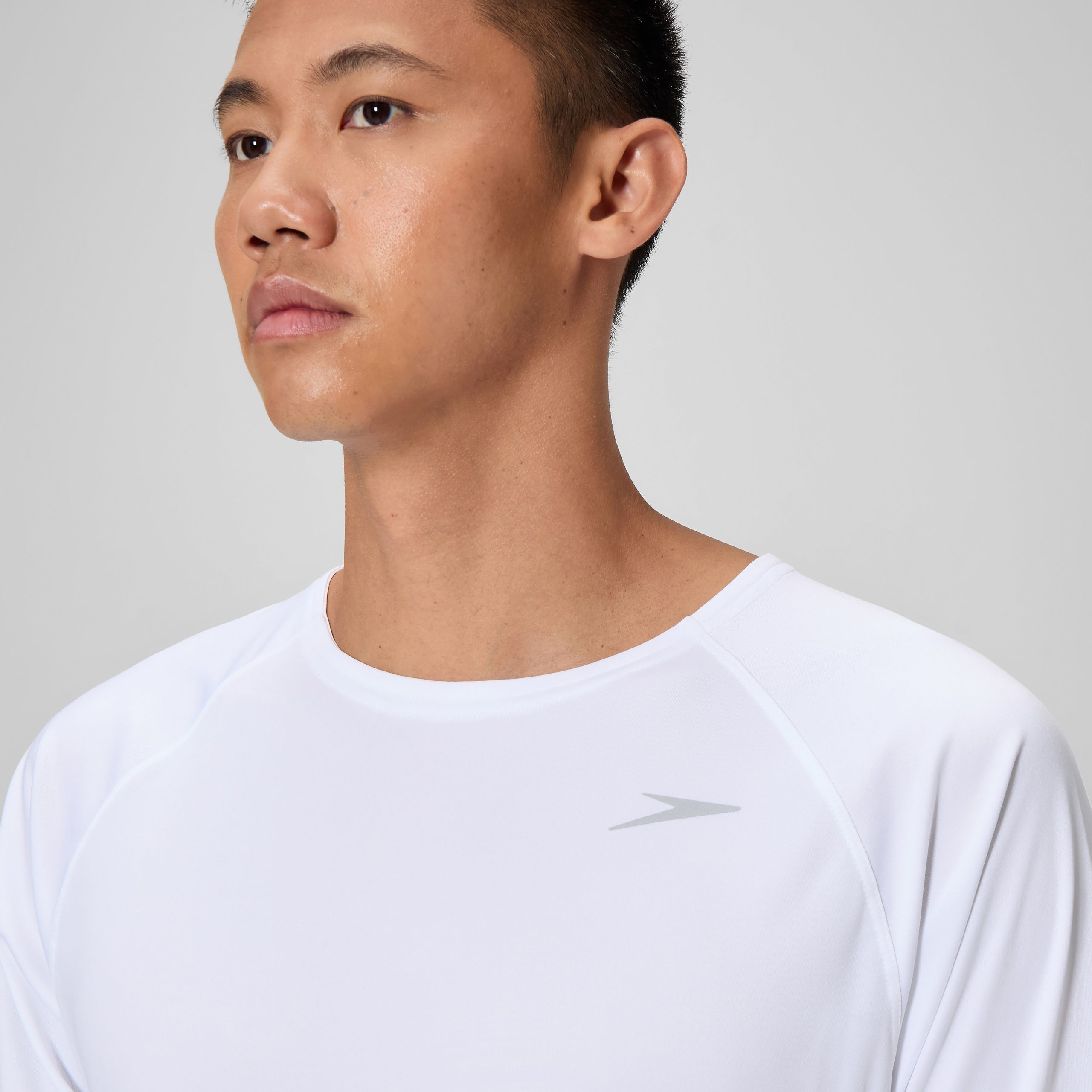 Speedo Long Sleeve Swim Rashguard White - Image 7