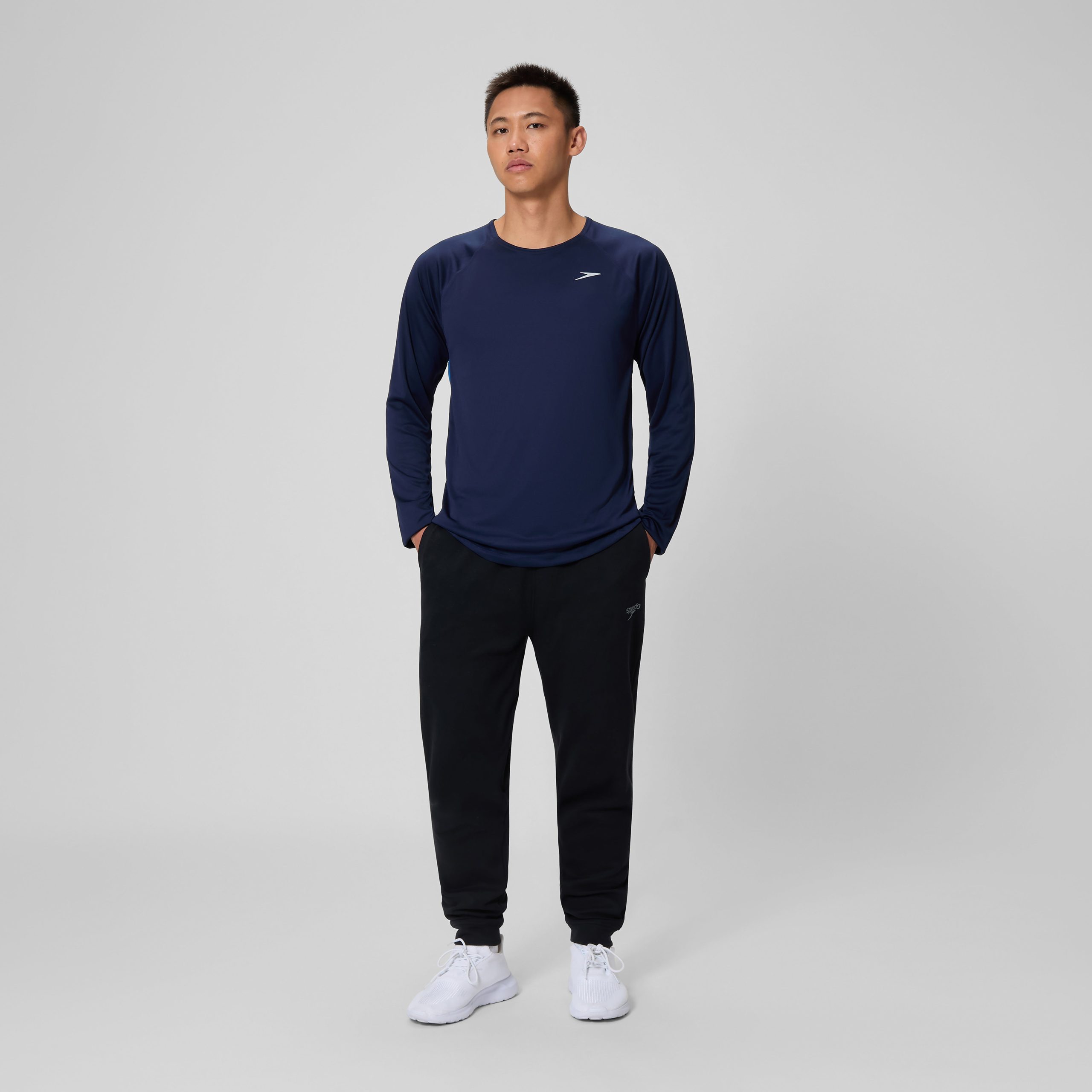 Speedo Long Sleeve Swim Rashguard Navy - Image 4