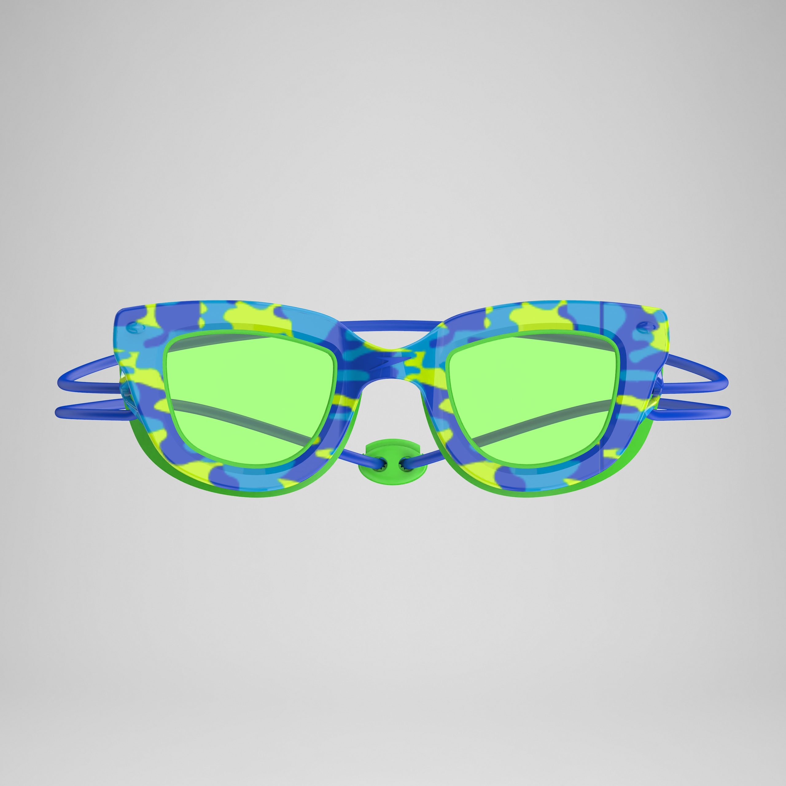 Kids Sunny G Pop Seasiders Print Goggles Green - Image 2