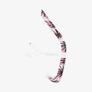 Adult Printed Bullet Head Snorkel Red/White