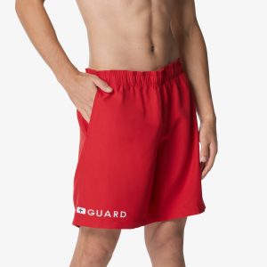 Men's Guard Volley Swim Trunks Red